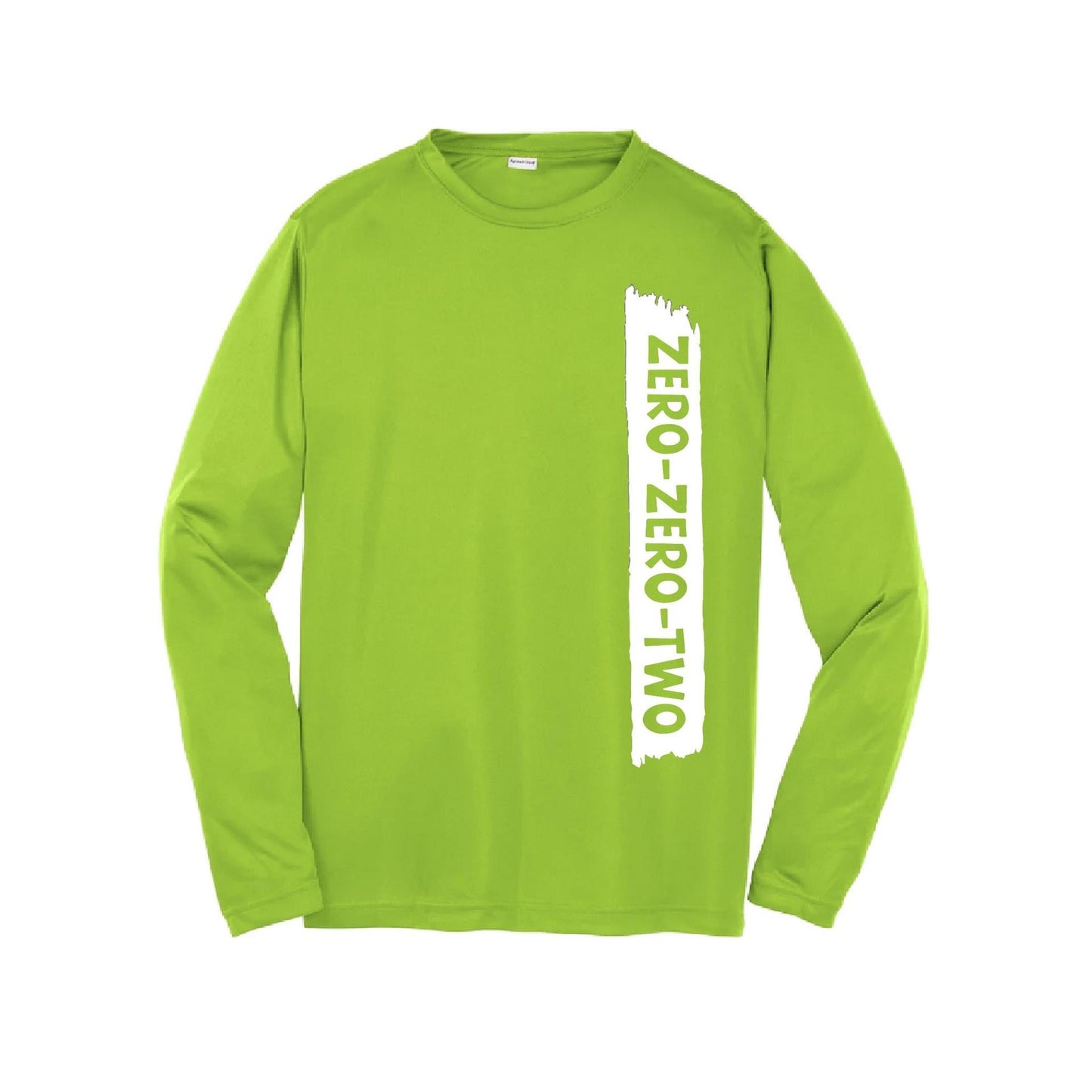 Zero Zero Two With Pickleballs (Customizable) | Youth Long Sleeve Pickleball Performance T-Shirt | 100% Polyester