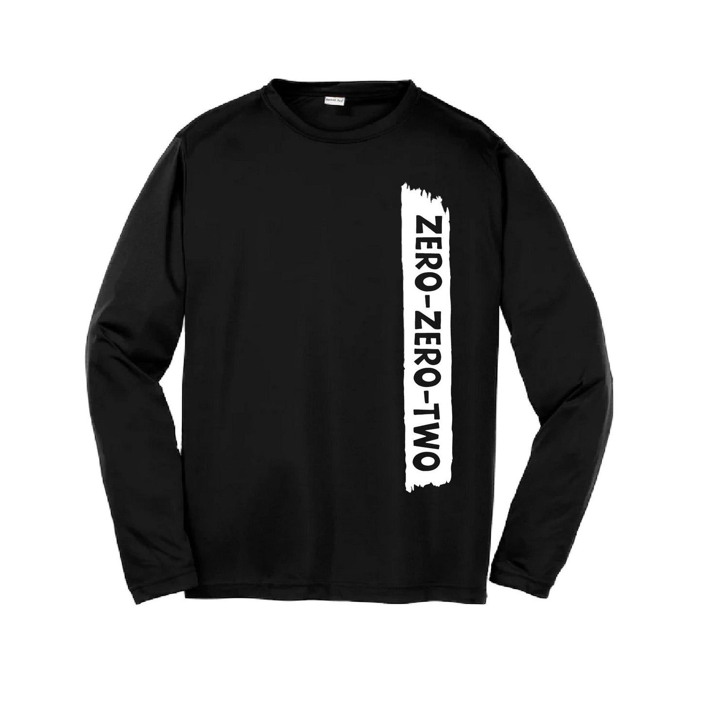 Zero Zero Two With Pickleballs (Customizable) | Youth Long Sleeve Pickleball Performance T-Shirt | 100% Polyester