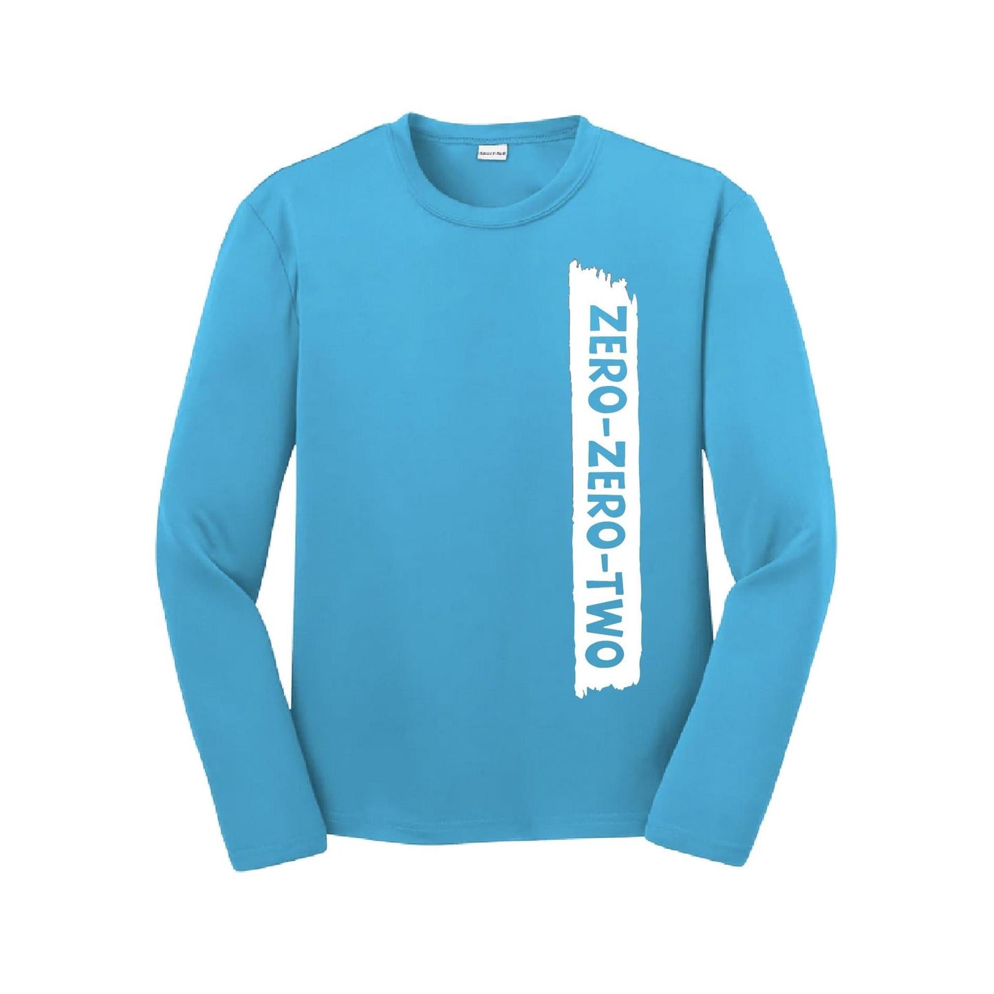 Zero Zero Two With Pickleballs (Customizable) | Youth Long Sleeve Pickleball Performance T-Shirt | 100% Polyester