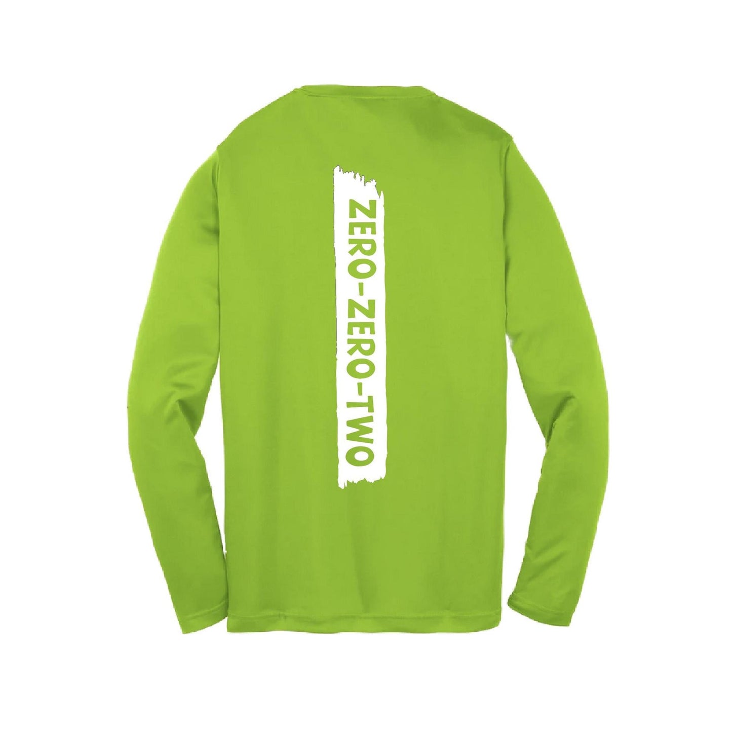 Zero Zero Two With Pickleballs (Customizable) | Youth Long Sleeve Pickleball Performance T-Shirt | 100% Polyester