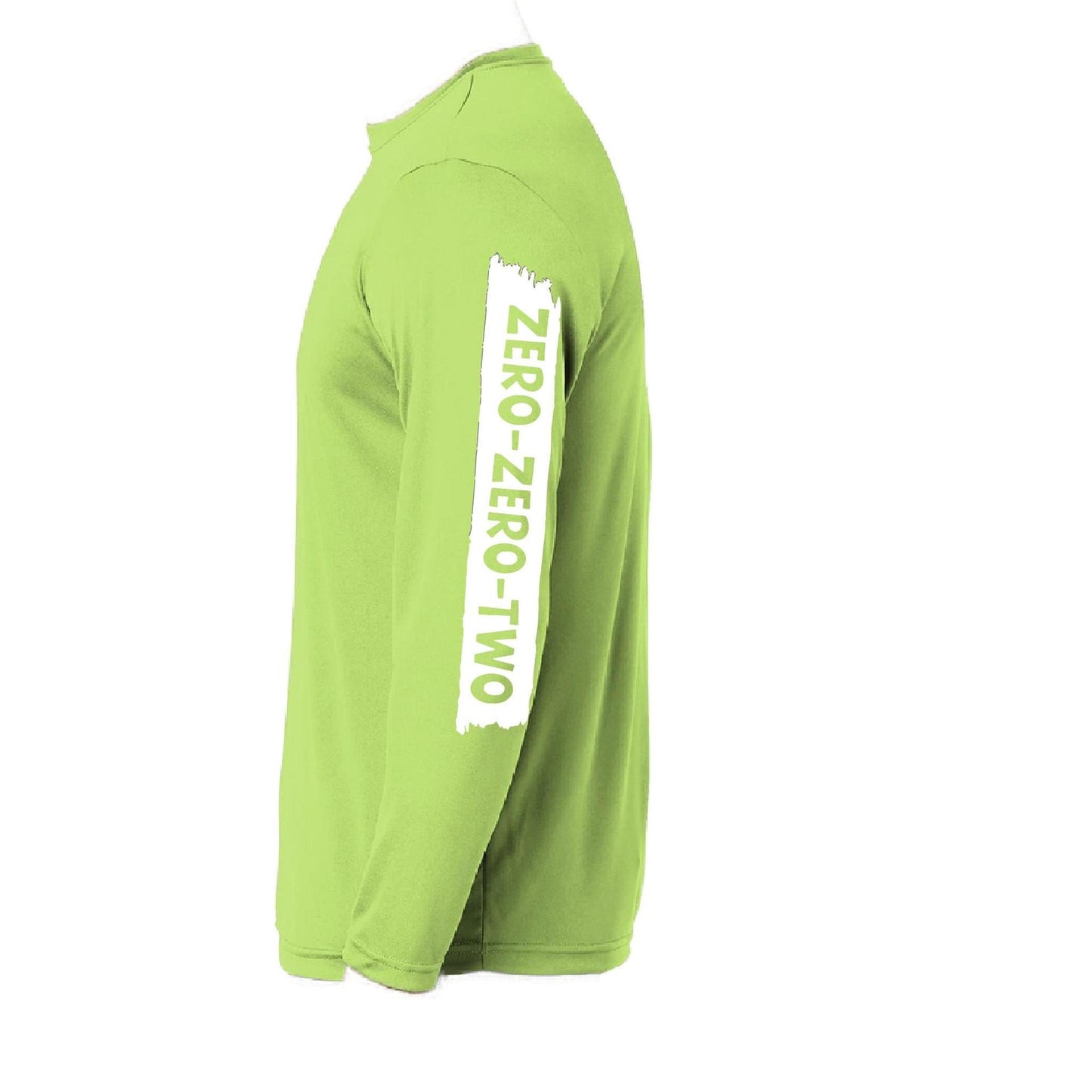 Zero Zero Two With Pickleballs (Customizable) | Youth Long Sleeve Pickleball Performance T-Shirt | 100% Polyester