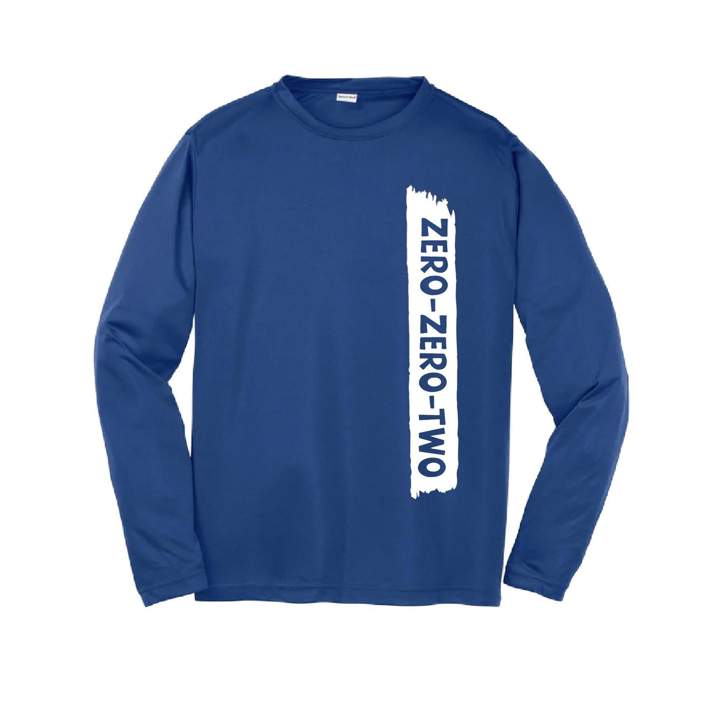 Zero Zero Two With Pickleballs (Customizable) | Youth Long Sleeve Pickleball Performance T-Shirt | 100% Polyester
