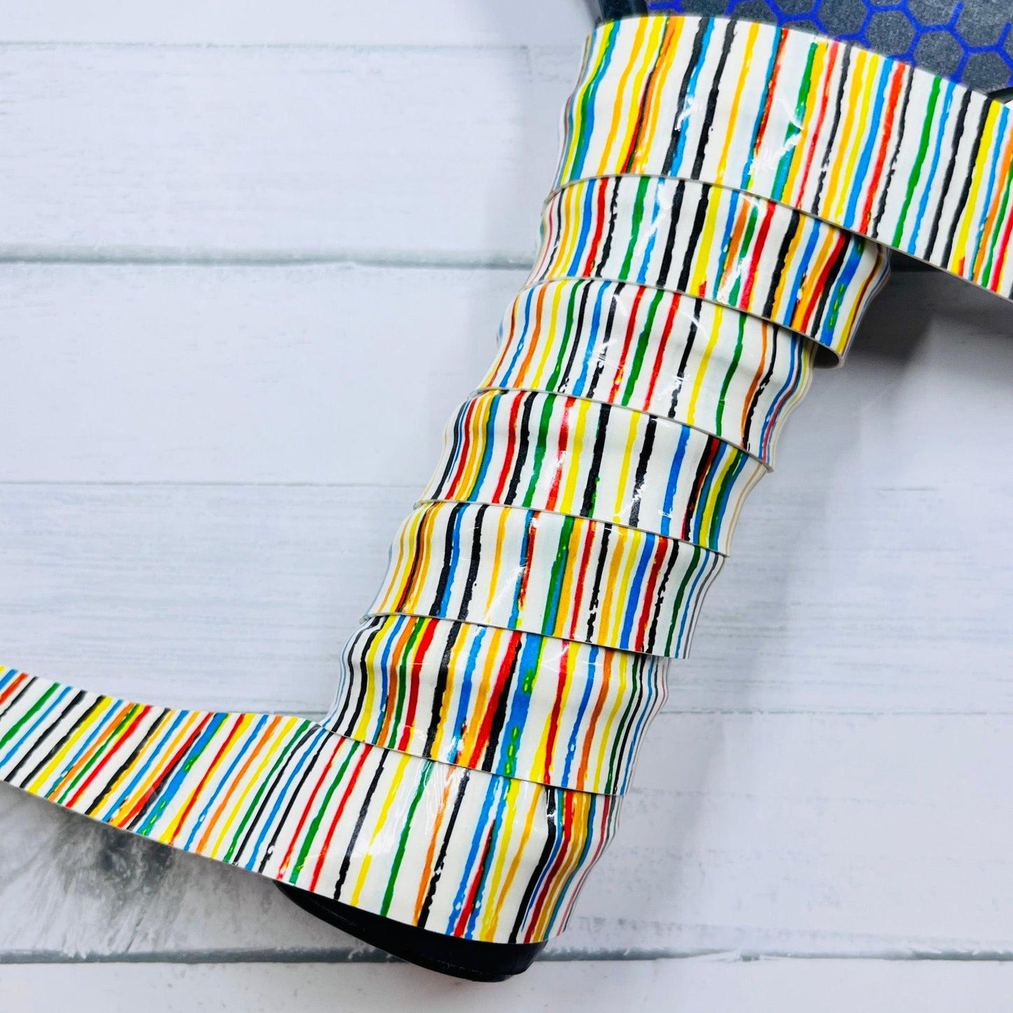 Candy Cane Stripe | Pickleball Grips/Overgrips | Fun Pickleball Gifts