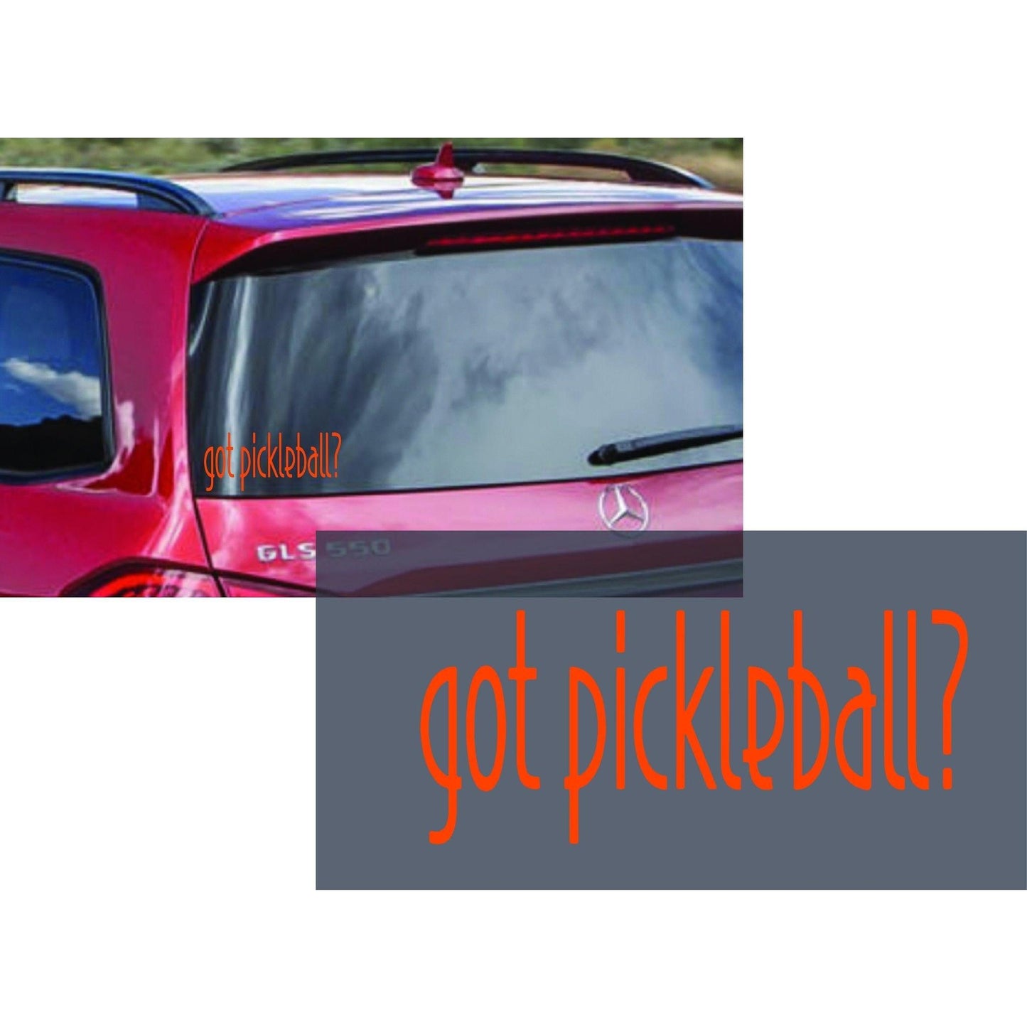 Got Pickleball? | Pickleball Car Decal And Pickleball Sticker | Customizable Color