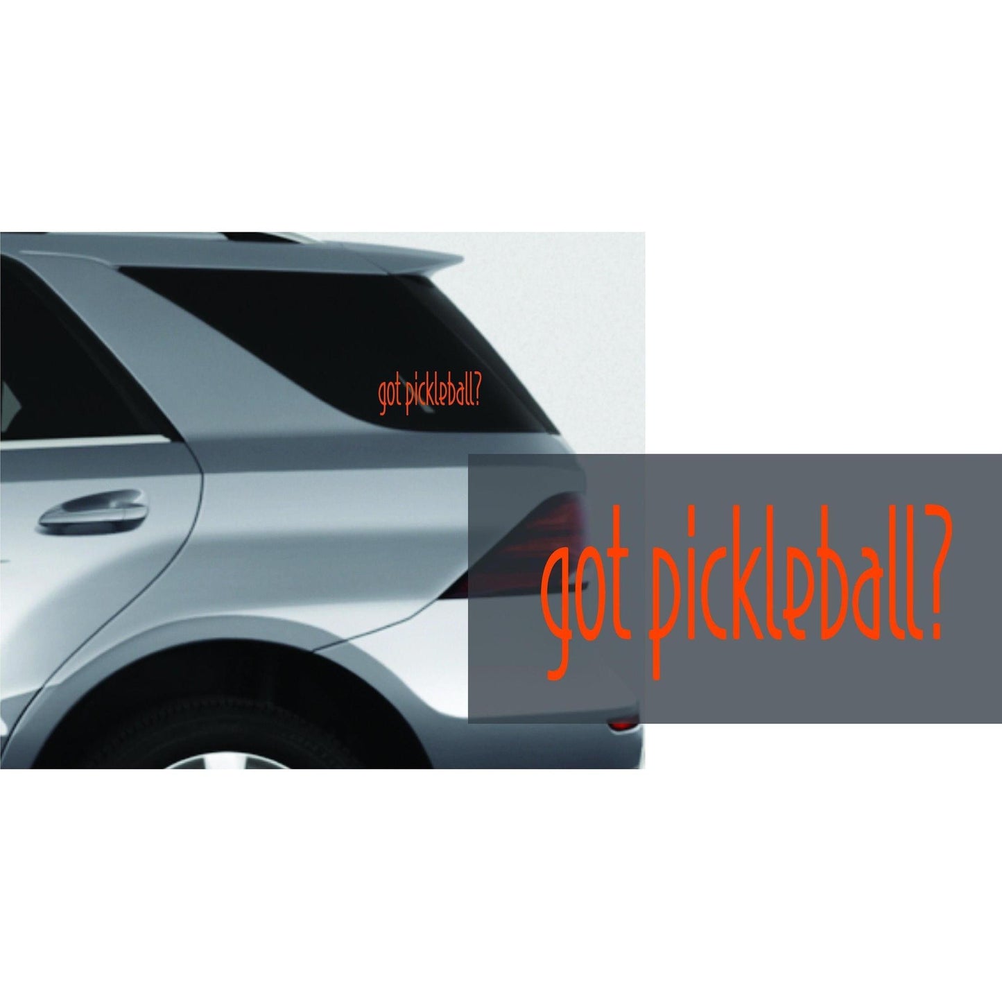 Got Pickleball? | Pickleball Car Decal And Pickleball Sticker | Customizable Color