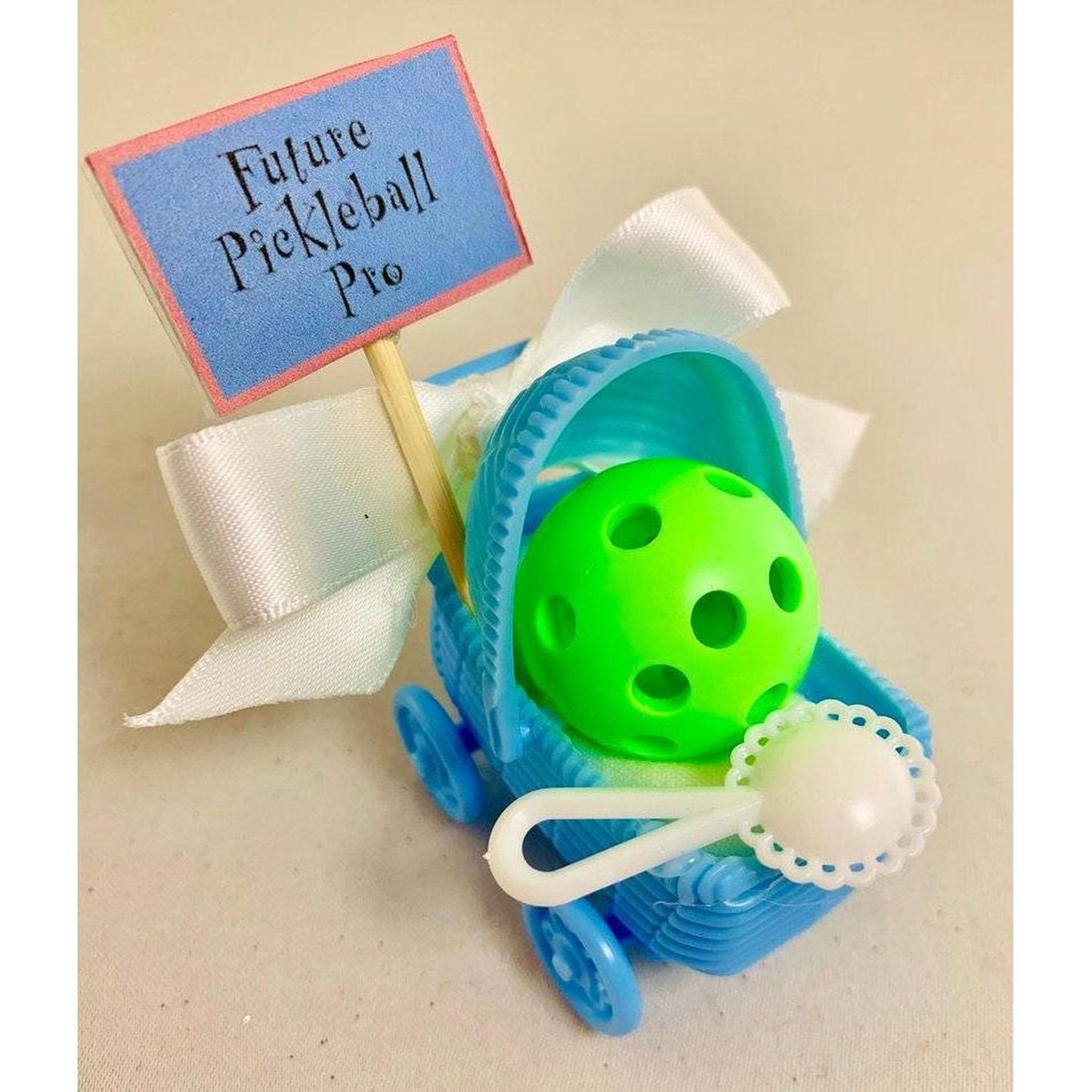 Pickleball Carriage Baby Shower Favors (Set Of 6) | Fun Pickleball Gifts