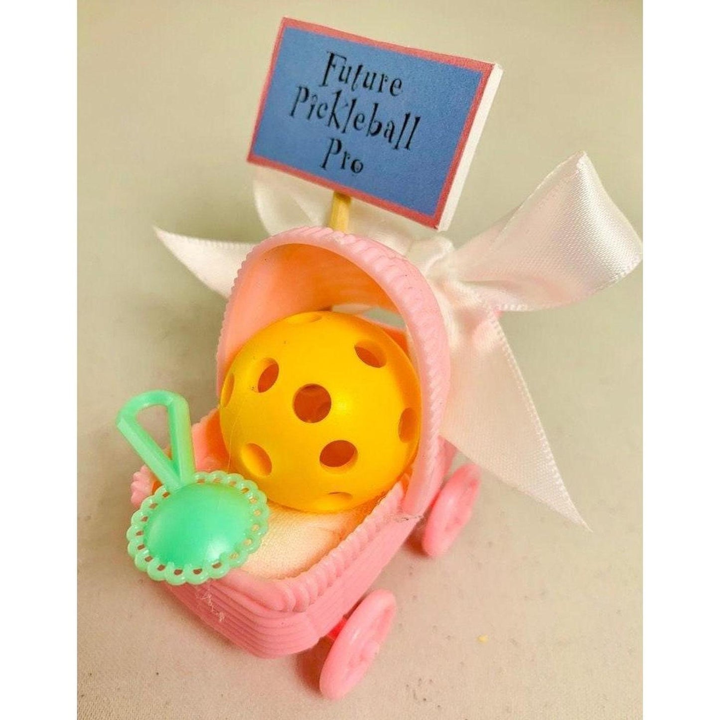 Pickleball Carriage Baby Shower Favors (Set Of 6) | Fun Pickleball Gifts