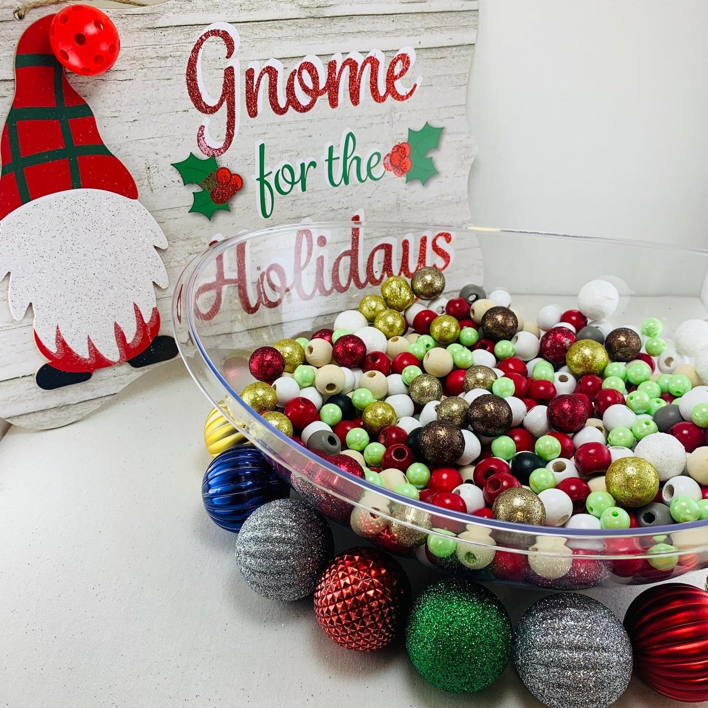 Pickleball Holiday Garland Design Your Own | Pickleball Christmas Gifts And Decor