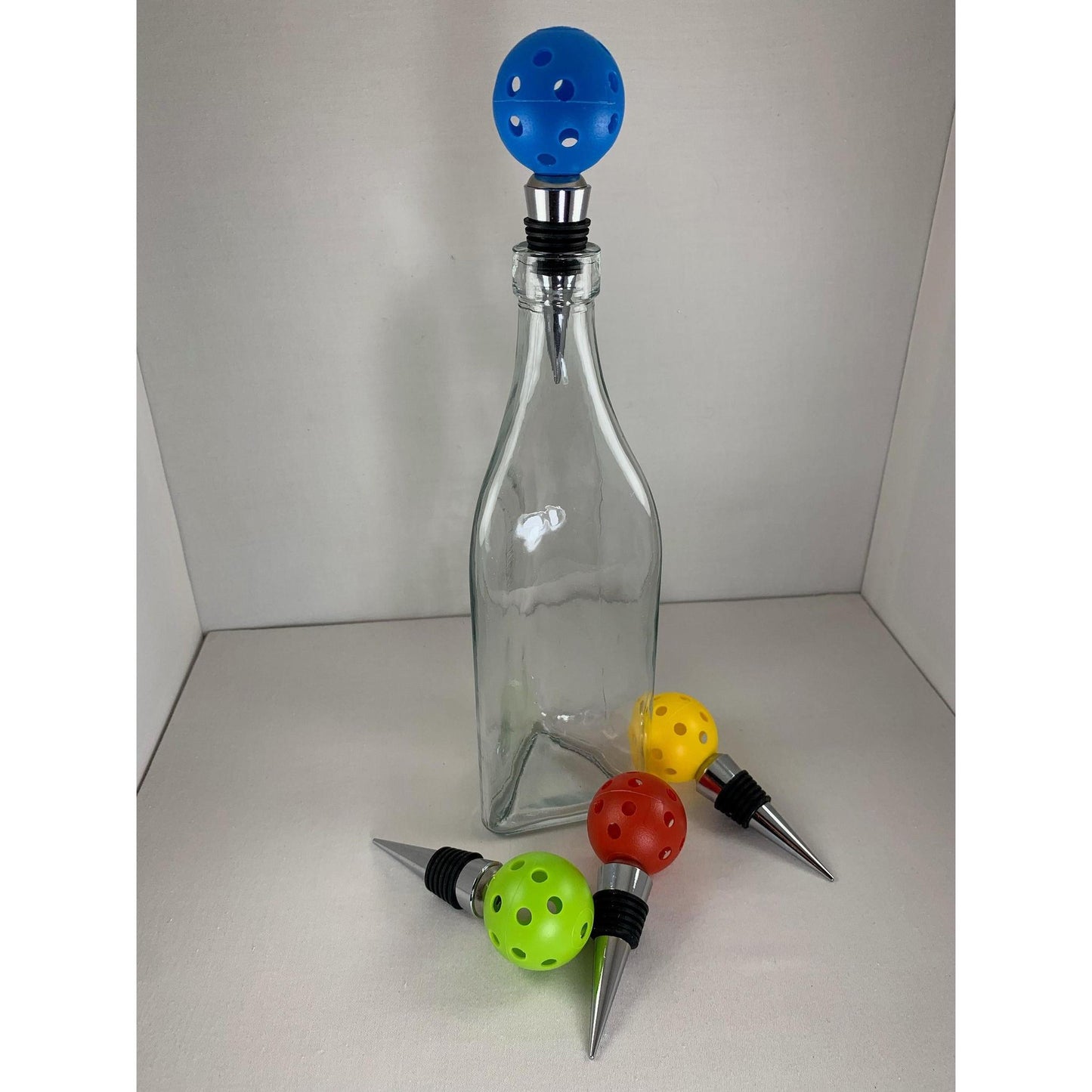 Pickleball Wine Bottle Stopper (Customizable) | Fun Pickleball Gifts