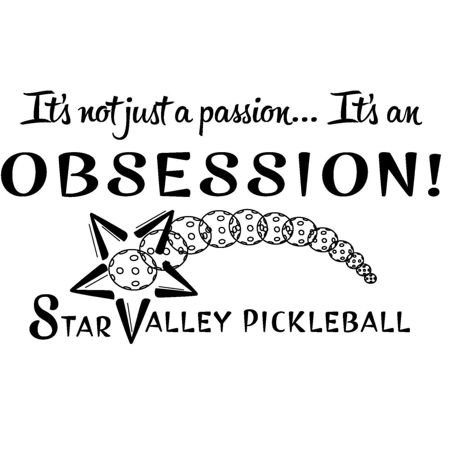 Star Valley Pickleball Tournament | Clearance Women's Short Sleeve Pickleball Performance T-Shirt | 50/25/25 Poly/Cotton/Rayon