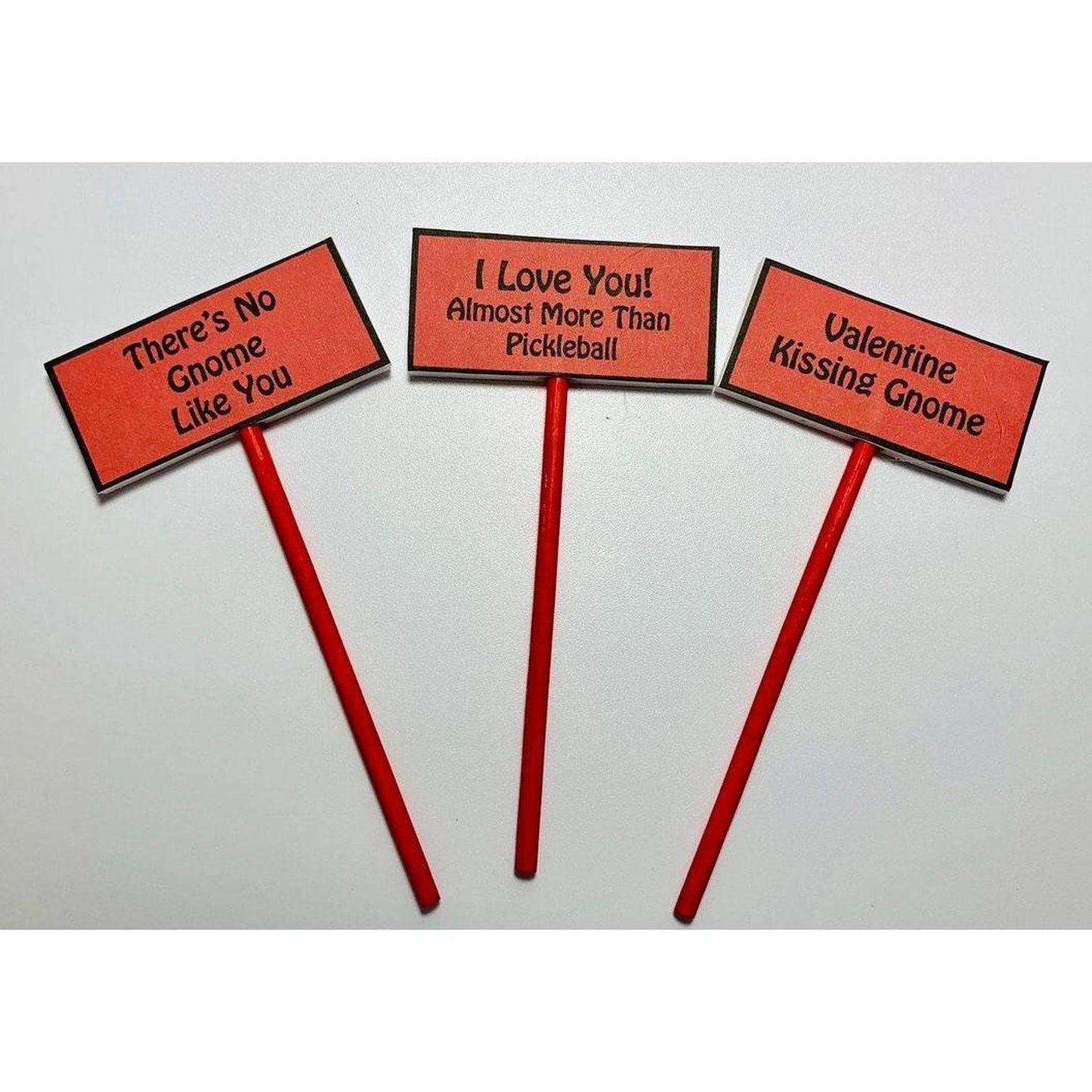 Valentine's Pickleball Gnomes (Customizable) | Pickleball Valentine's Gifts And Decor
