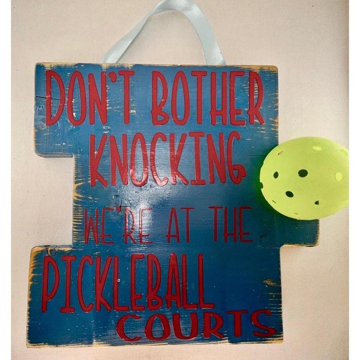 We're At The Pickleball Courts | Pickleball Home Decorations | Fun Pickleball Gifts