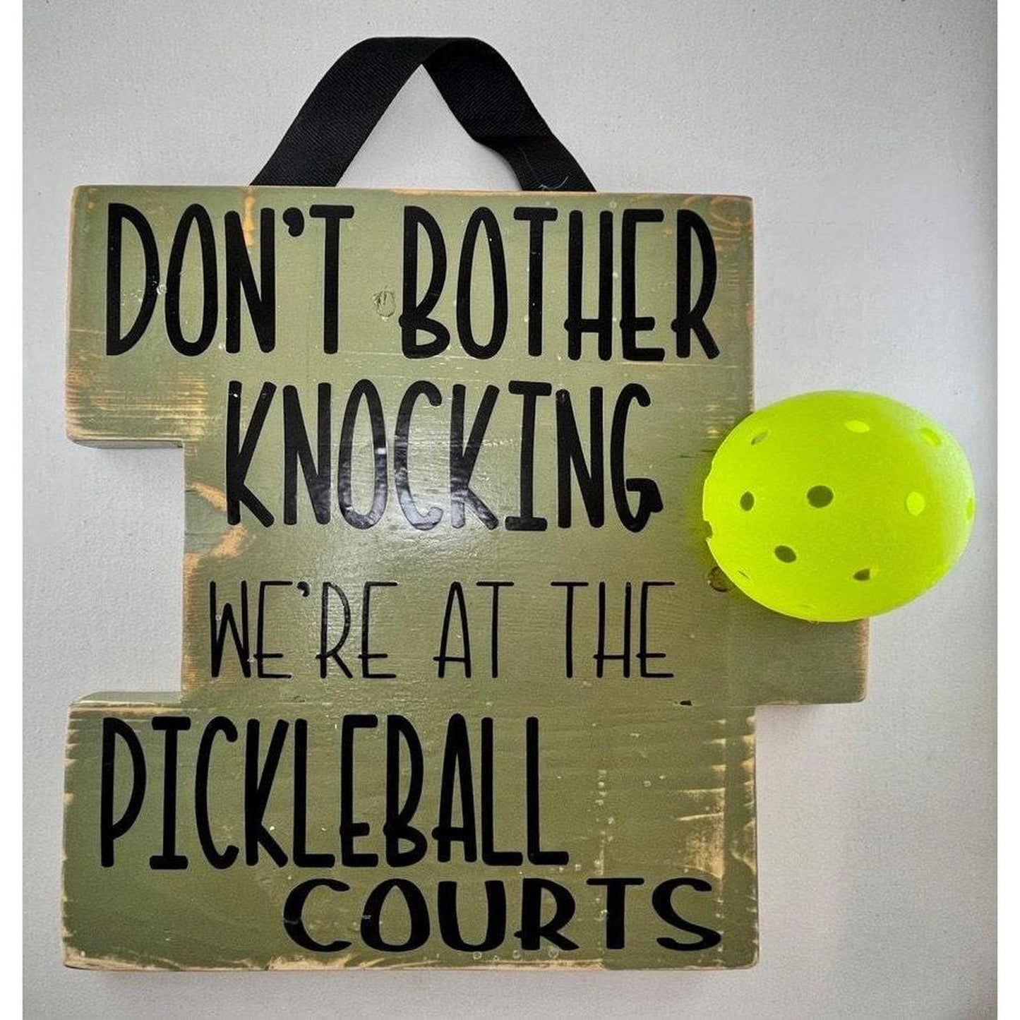 We're At The Pickleball Courts | Pickleball Home Decorations | Fun Pickleball Gifts