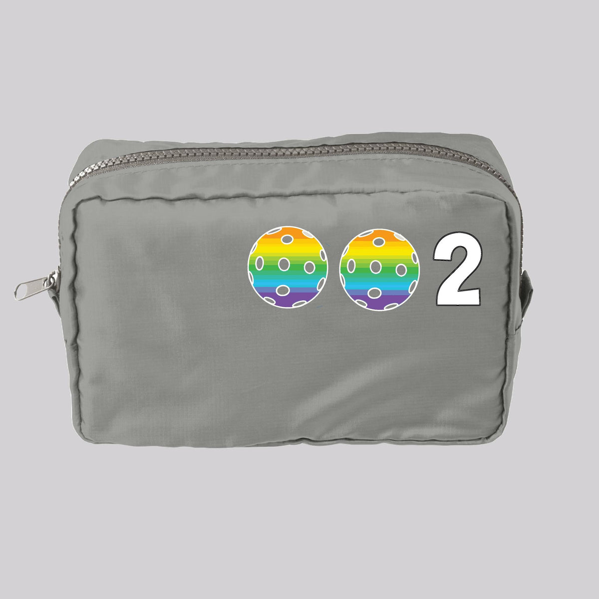 Pickleball Cosmetic Bag – Makeup & Toiletry Travel Pouch - Customizable - 10 Pickleball Colors