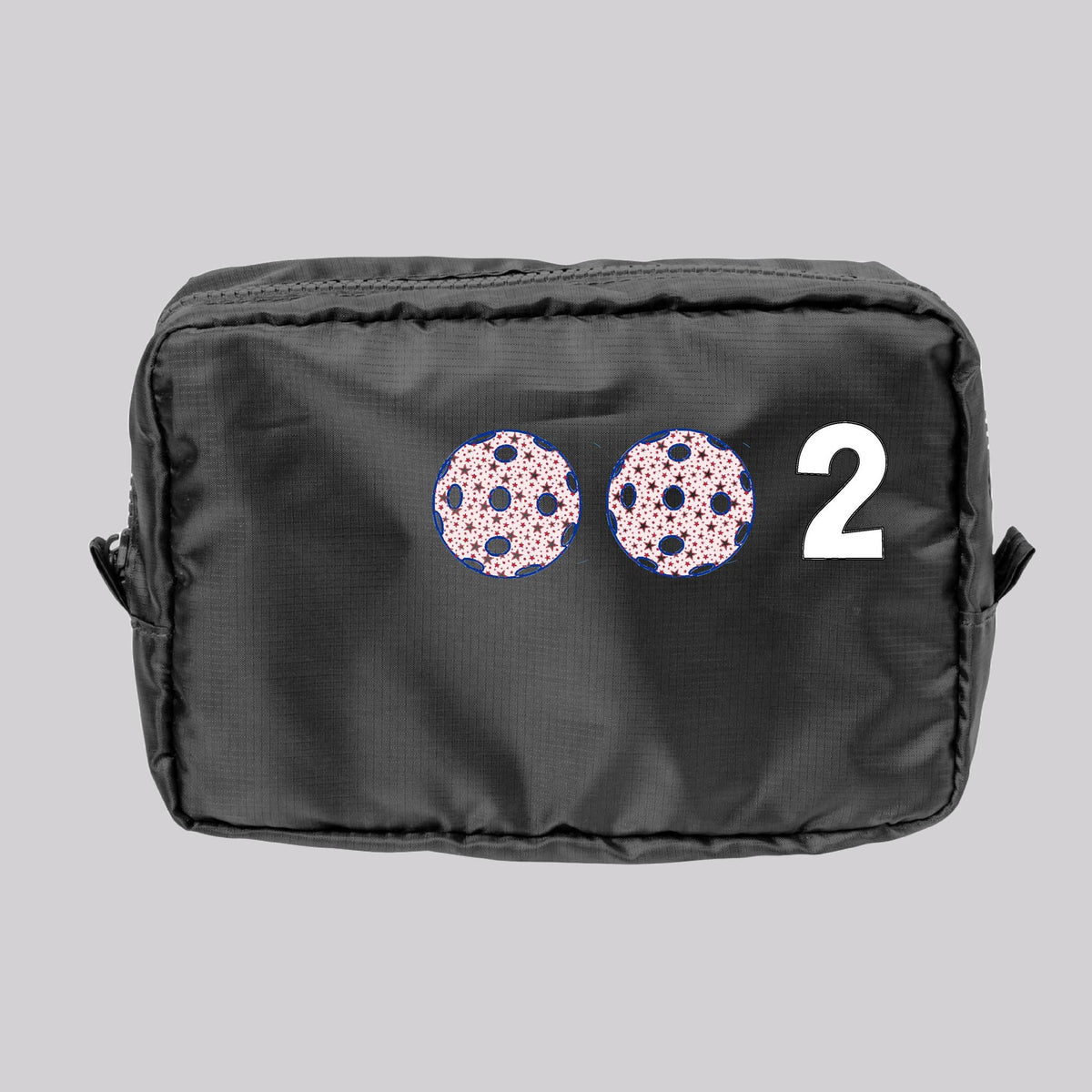 Pickleball Cosmetic Bag – Makeup & Toiletry Travel Pouch - Customizable - 10 Pickleball Colors