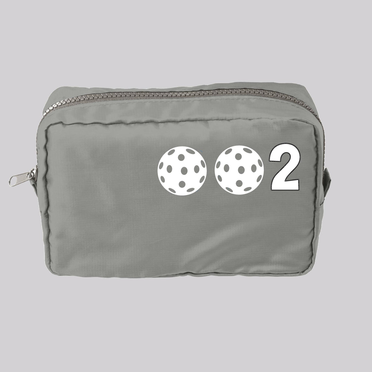 Pickleball Cosmetic Bag – Makeup & Toiletry Travel Pouch - Customizable - 10 Pickleball Colors