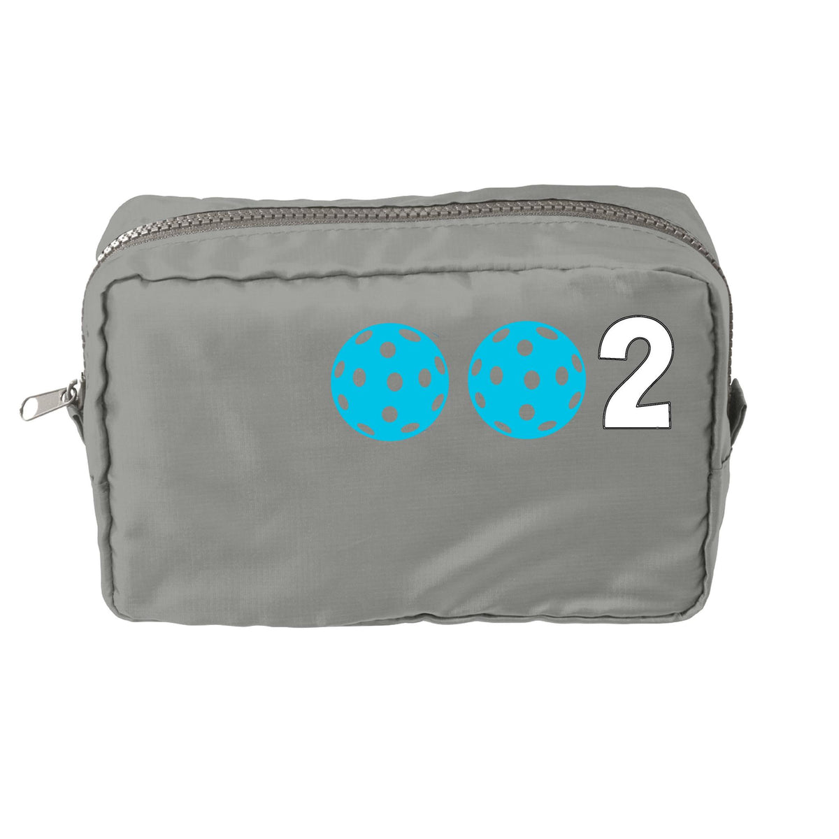 Pickleball Cosmetic Bag – Makeup & Toiletry Travel Pouch - Customizable - 10 Pickleball Colors