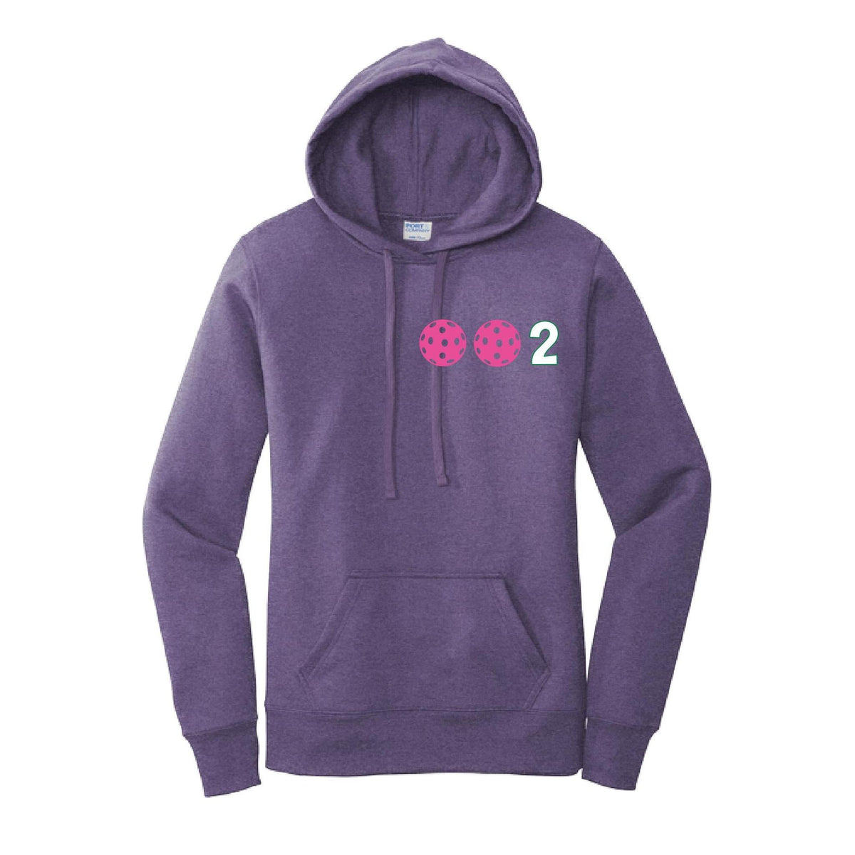 Women’s Pickleball Hoodie – Cozy Athletic Pickleball Sweatshirt - Custom 10 Pickleball Colors