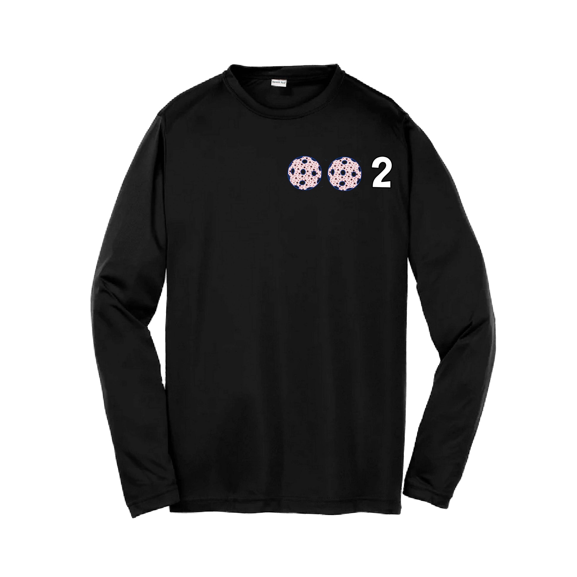 Kids Pickleball Shirt – Youth Athletic Tee for Young Players-Custom 10 Pickleball Colors-Long-Sleeve
