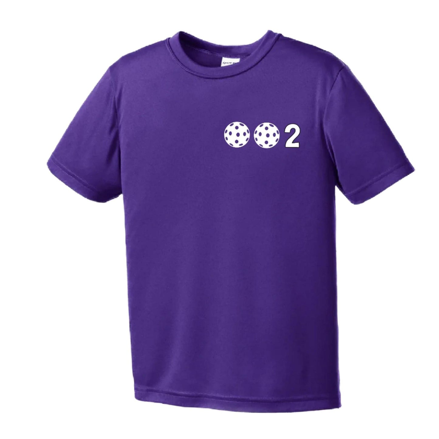 Youth Pickleball Shirt – Kids Athletic Pickleball Apparel 10 Custom Pickleball Colors-Short-Sleeve