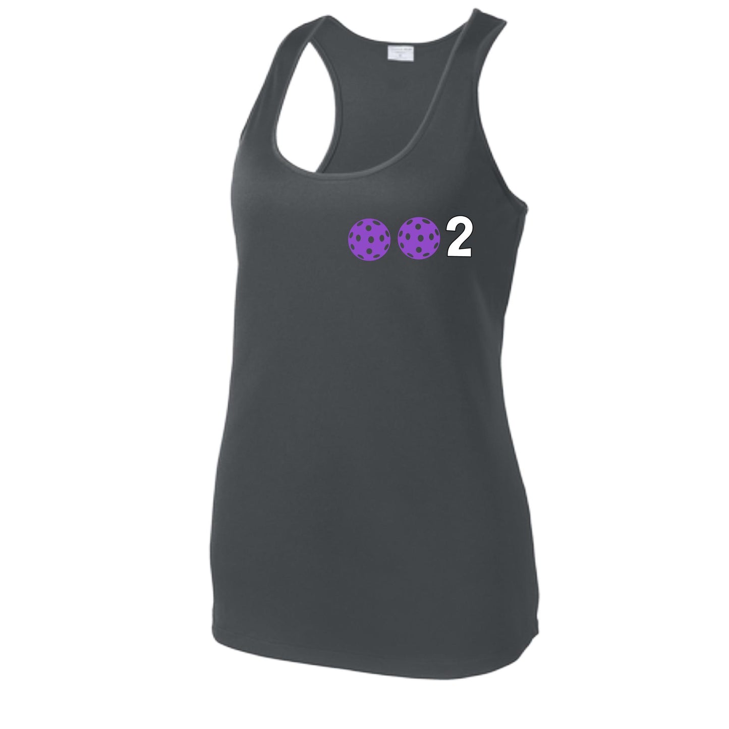 002 (Customizable 10 Pickleball Colors) | Women's Racerback Pickleball Tank | 100% Polyester