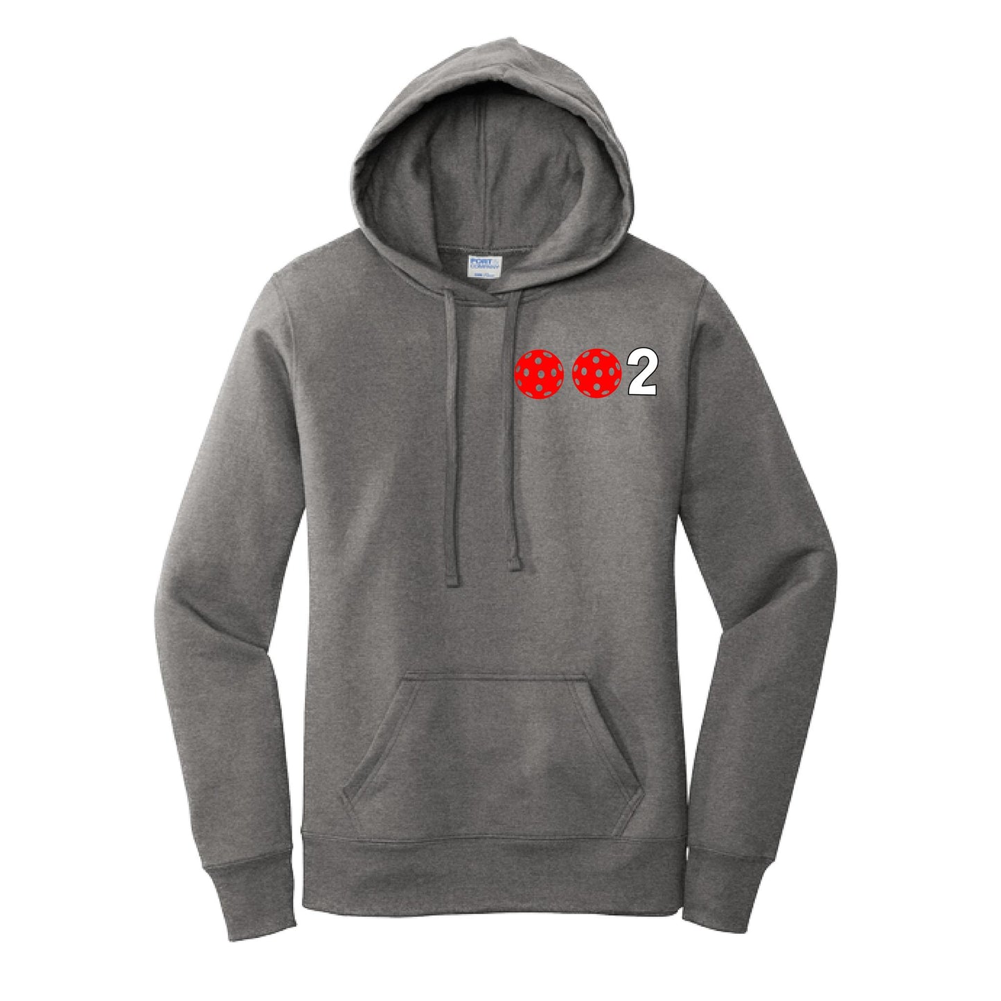 002 (Customizable 10 Pickleball Colors) | Women’s Fitted Hoodie Pickleball Sweatshirt | 50% Cotton 50% Poly Fleece