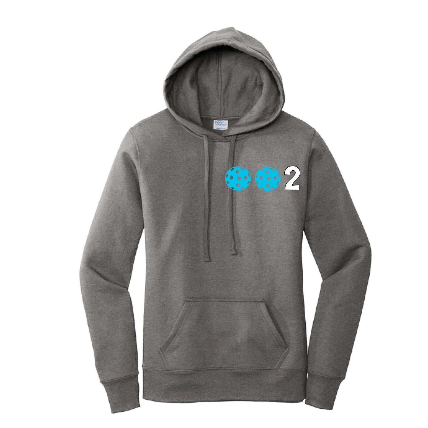 002 (Customizable 10 Pickleball Colors) | Women’s Fitted Hoodie Pickleball Sweatshirt | 50% Cotton 50% Poly Fleece