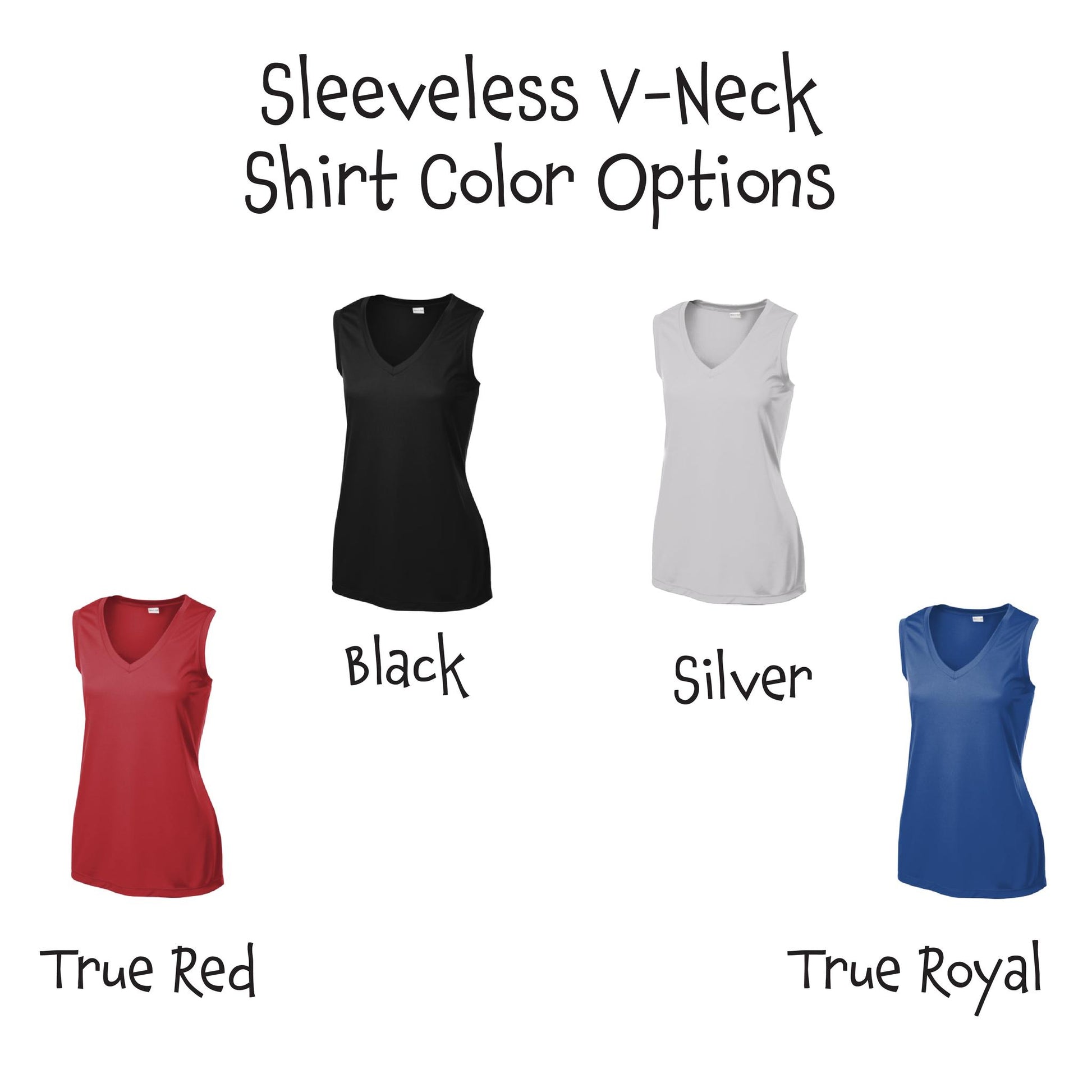 002 With Pickleballs (Rainbow Orange Red Cyan) Customizable | Women’s Sleeveless Athletic Performance T-Shirt | 100% Polyester