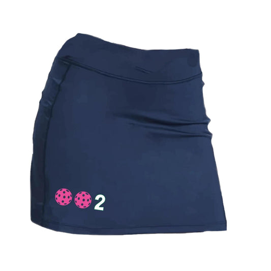 002 With Pink Pickleballs | Clearance Women's Pickleball Skort