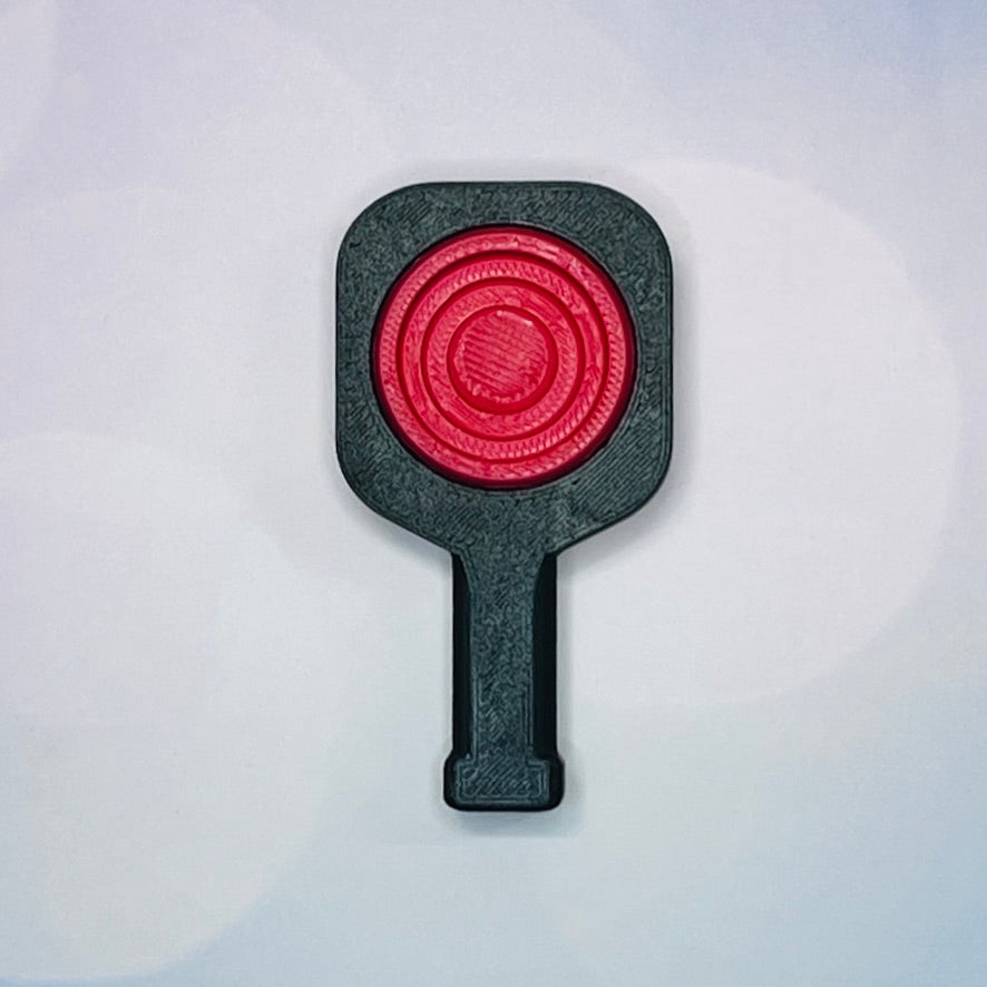 Pickleball Paddle Fidget Keychain | Customizeable Party Favor Gifts | Bag Zipper Pulls and Charms