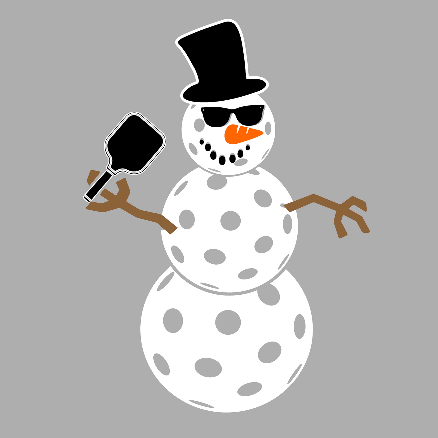 Snowman | Women’s Sleeveless Athletic Shirt | 100% Polyester