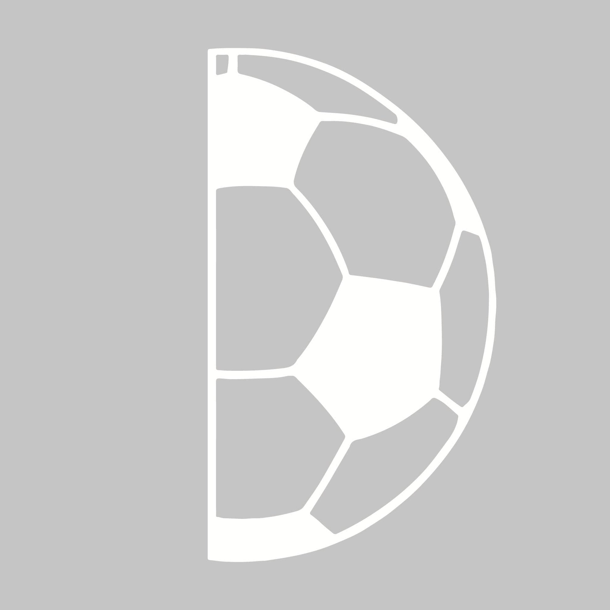 Half Soccer Ball | Men's Short Sleeve Soccer T-Shirt | 100% Polyester