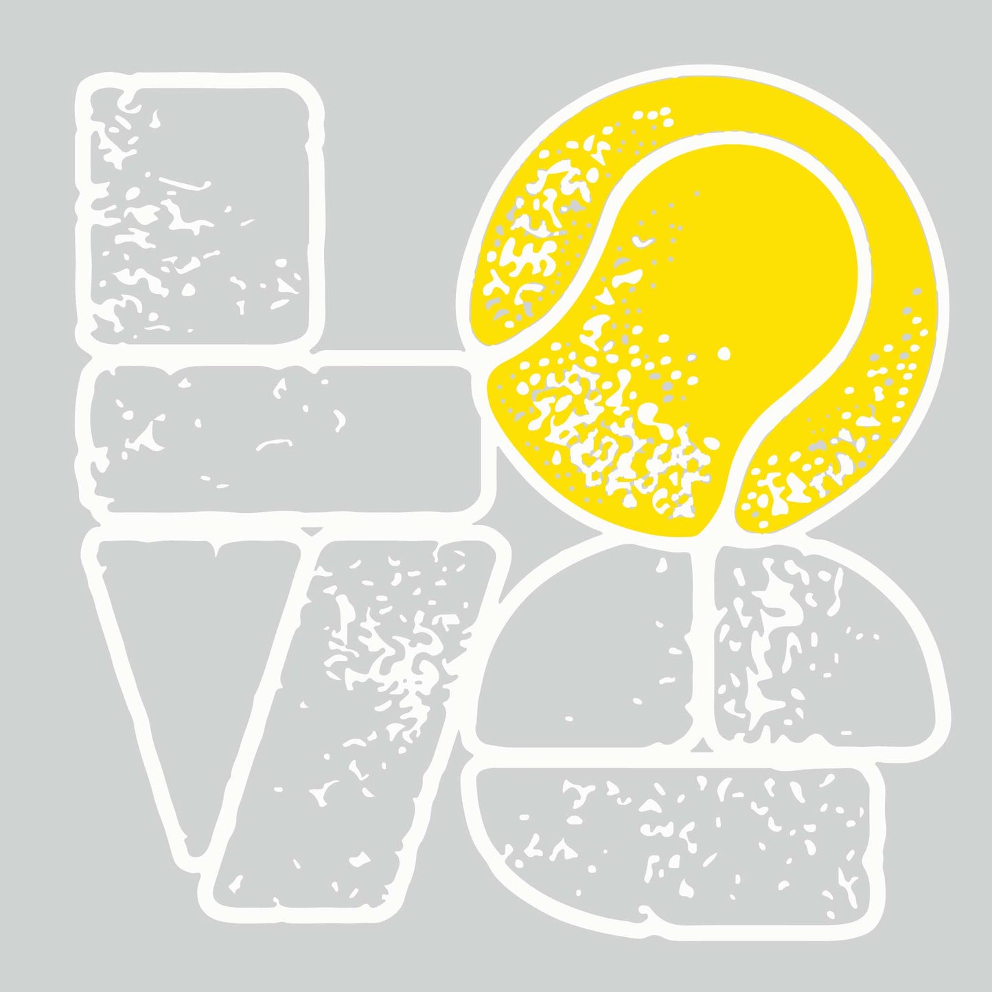 Tennis Love Stacked | Tennis Visors | Moisture Wicking 100% Polyester