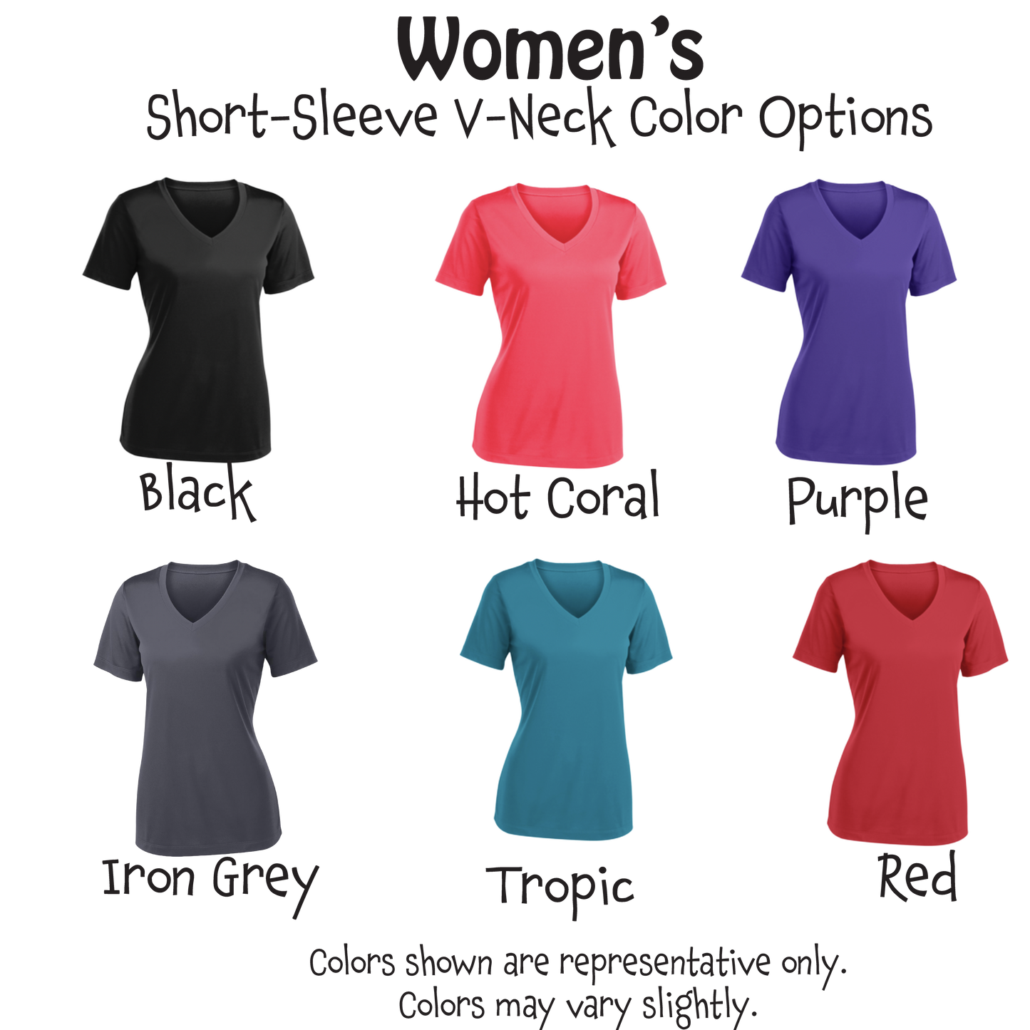 Believe | Women's Short Sleeve V-Neck Pickleball Shirts | 100% Polyester