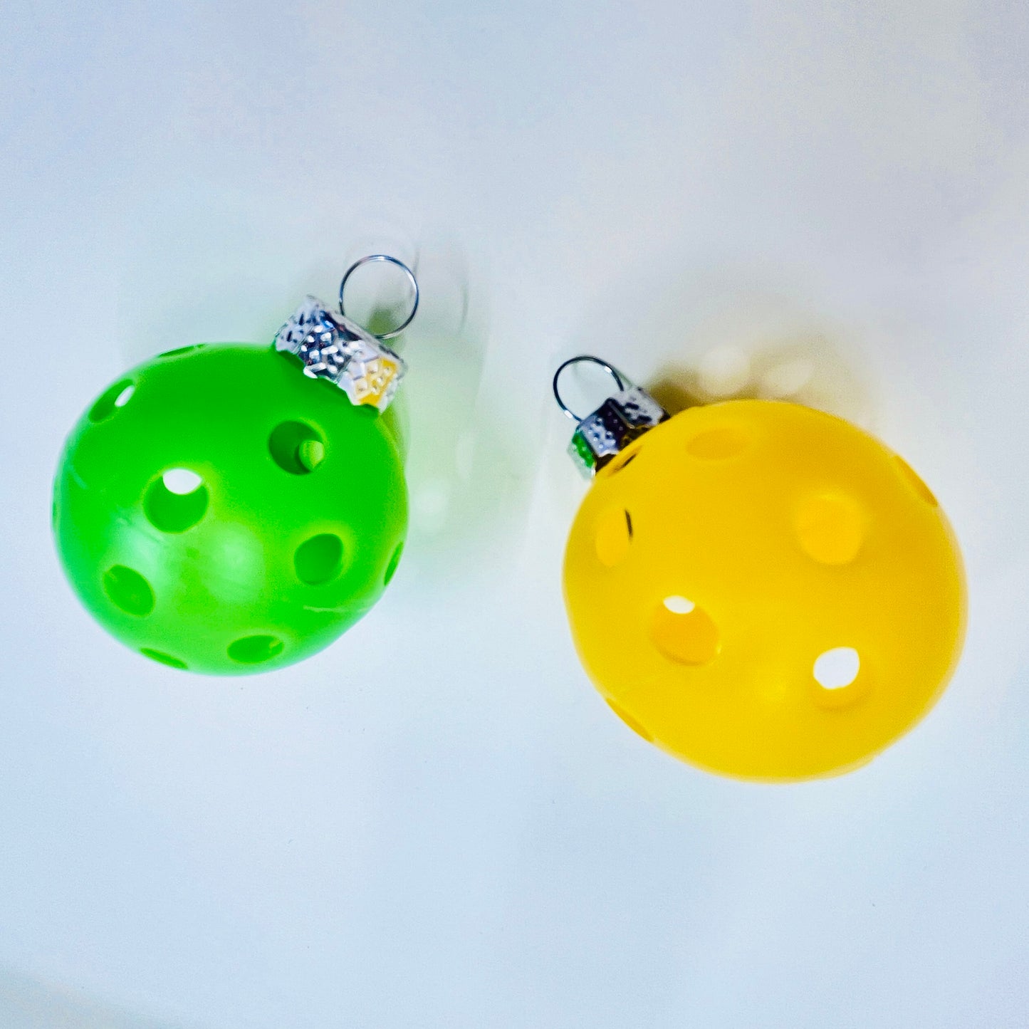 Set of 12 Mini Pickleball Christmas Ornaments | Pickleball Christmas Gifts And Decor