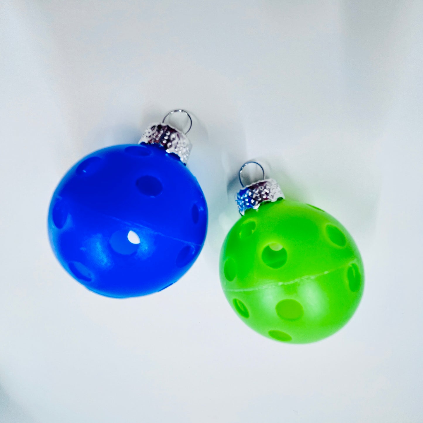 Set of 12 Mini Pickleball Christmas Ornaments | Pickleball Christmas Gifts And Decor