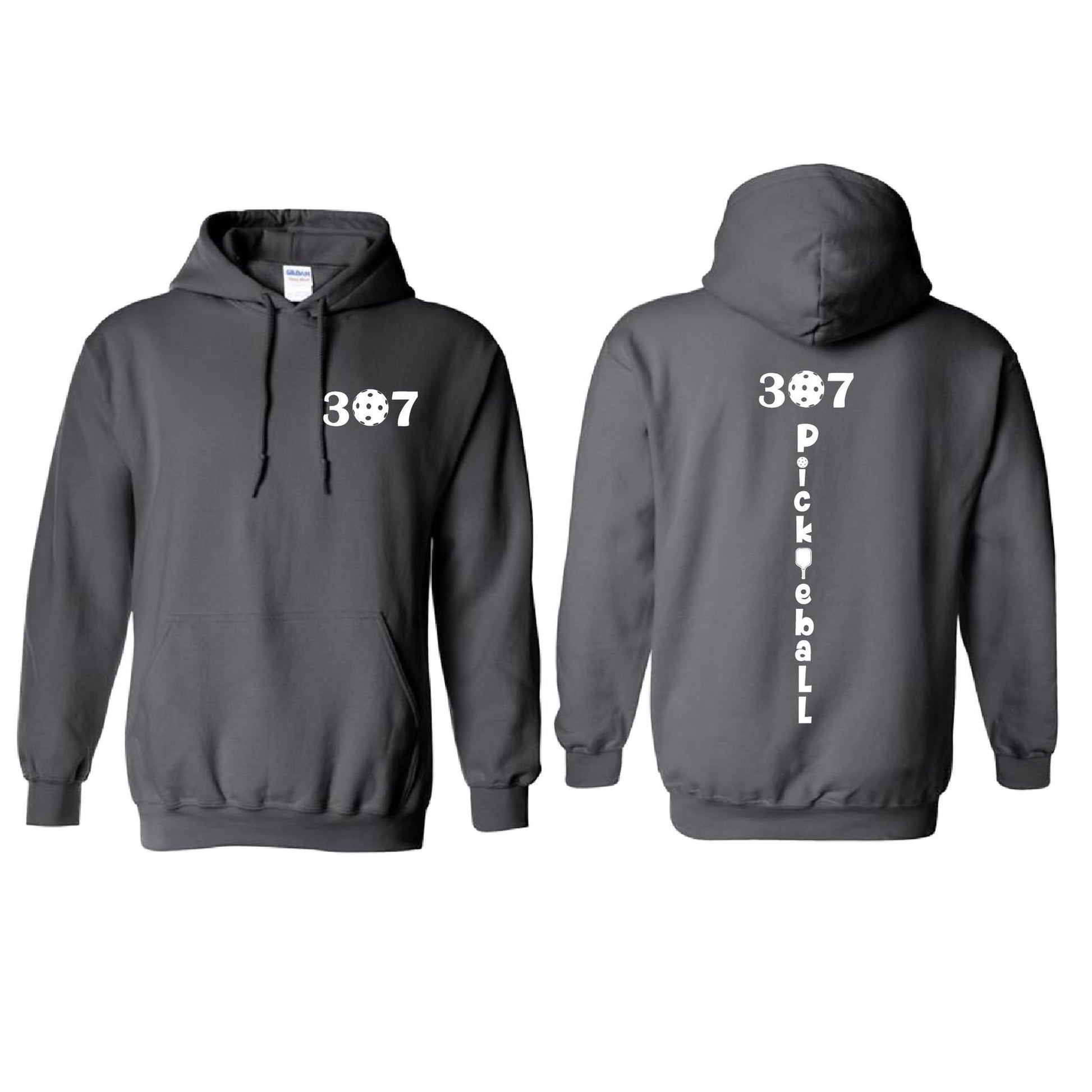 307 Wyoming Pickleball Club | Unisex Hoodie Pickleball Sweatshirt | 50% Cotton 50% Polyester