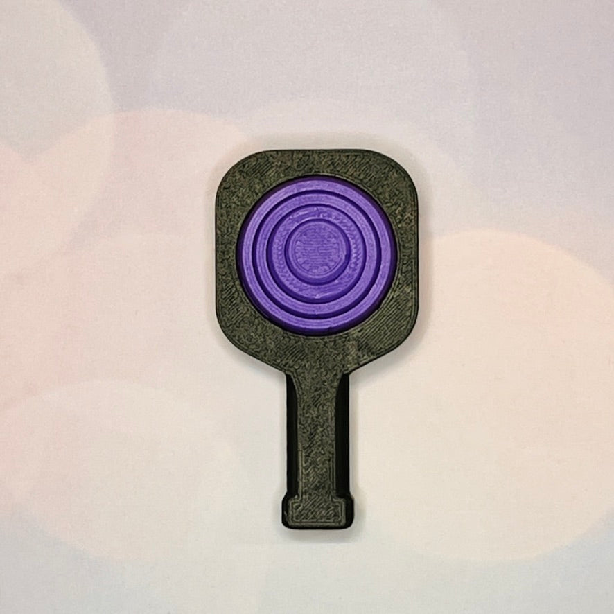 Pickleball Paddle Fidget Keychain | Customizeable Party Favor Gifts | Bag Zipper Pulls and Charms
