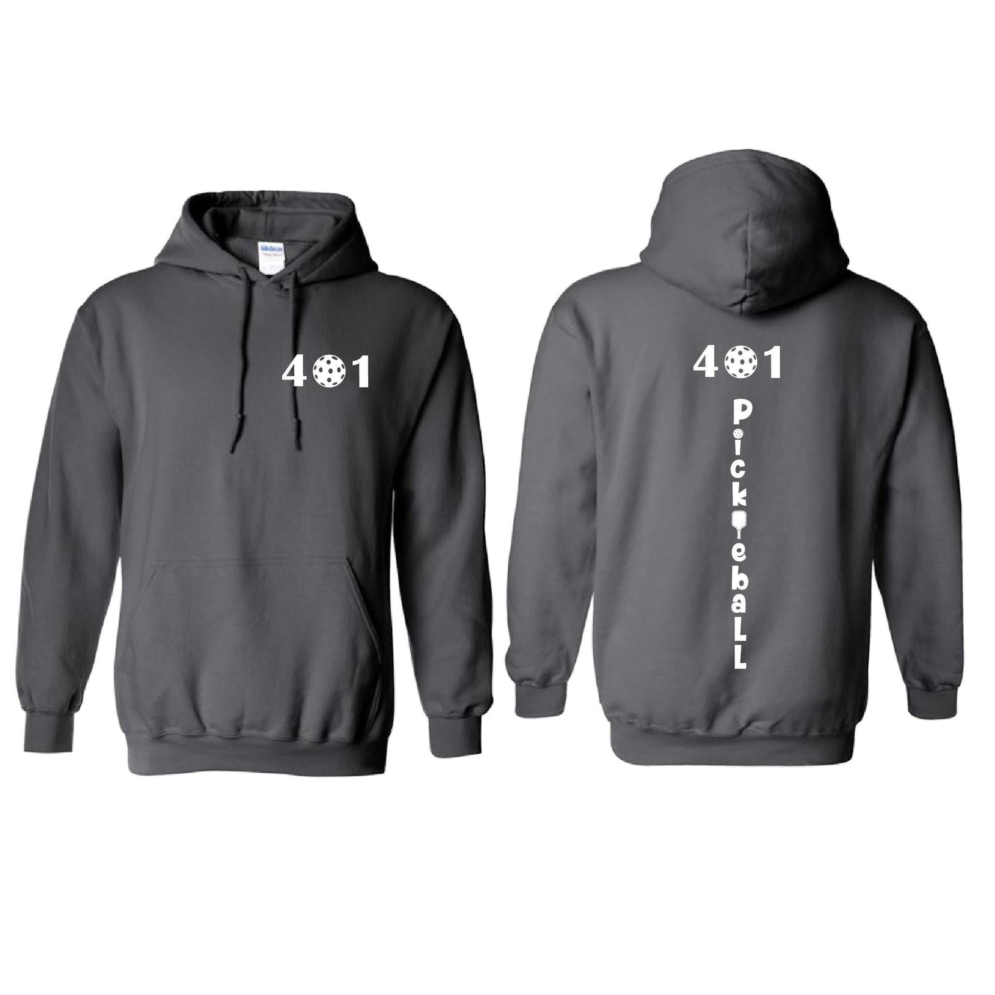 401 Rhode Island Pickleball Club | Unisex Hoodie Pickleball Sweatshirt | 50% Cotton 50% Polyester
