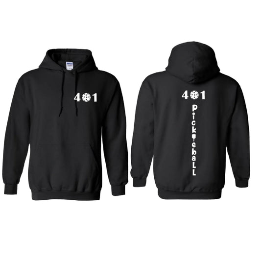 401 Rhode Island Pickleball Club | Unisex Hoodie Pickleball Sweatshirt | 50% Cotton 50% Polyester
