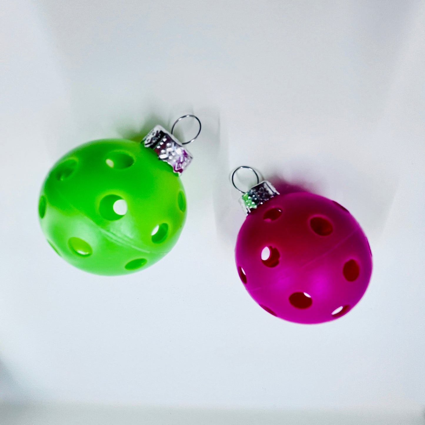 Set of 12 Mini Pickleball Christmas Ornaments | Pickleball Christmas Gifts And Decor