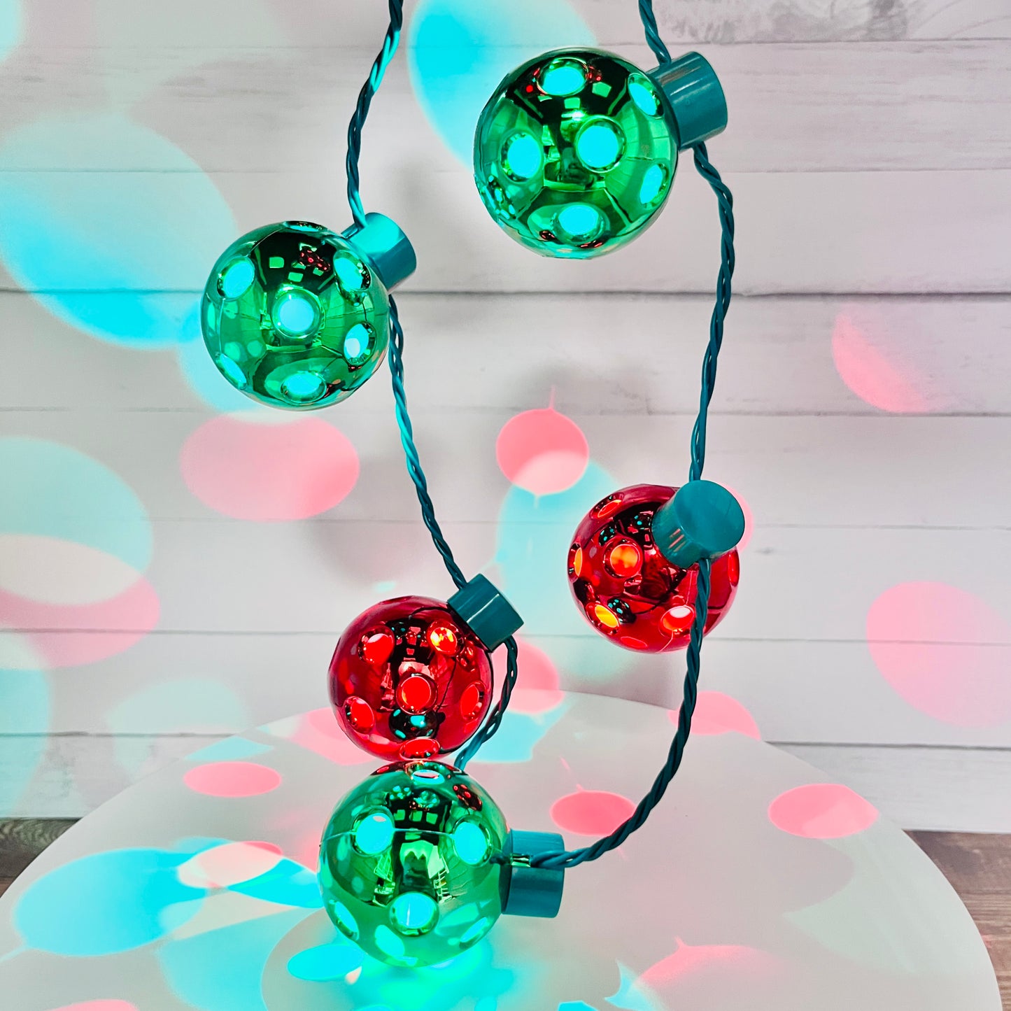 Mini Pickleballs Christmas Flashing Necklace | Pickleball Christmas Gifts And Decor