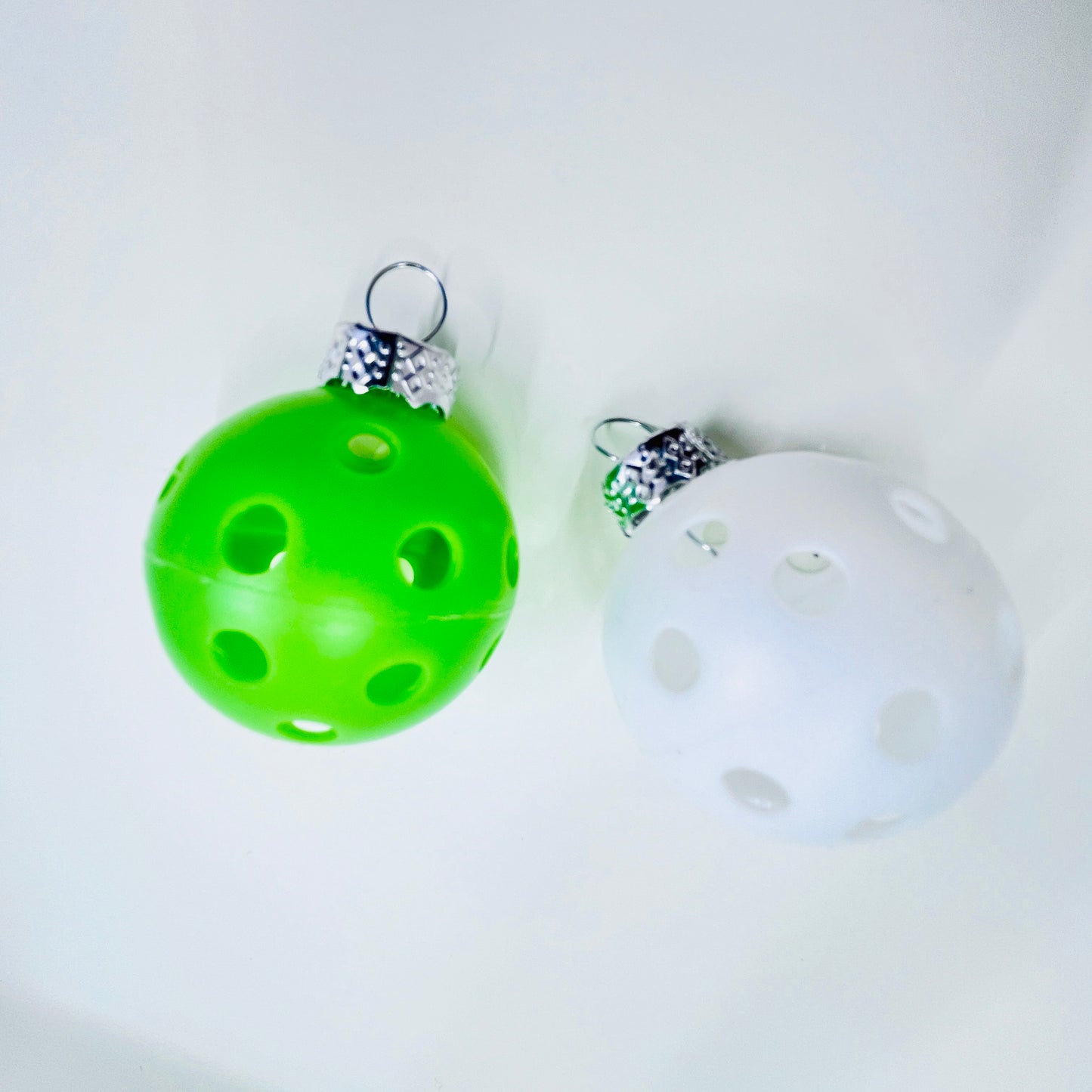 Set of 12 Mini Pickleball Christmas Ornaments | Pickleball Christmas Gifts And Decor