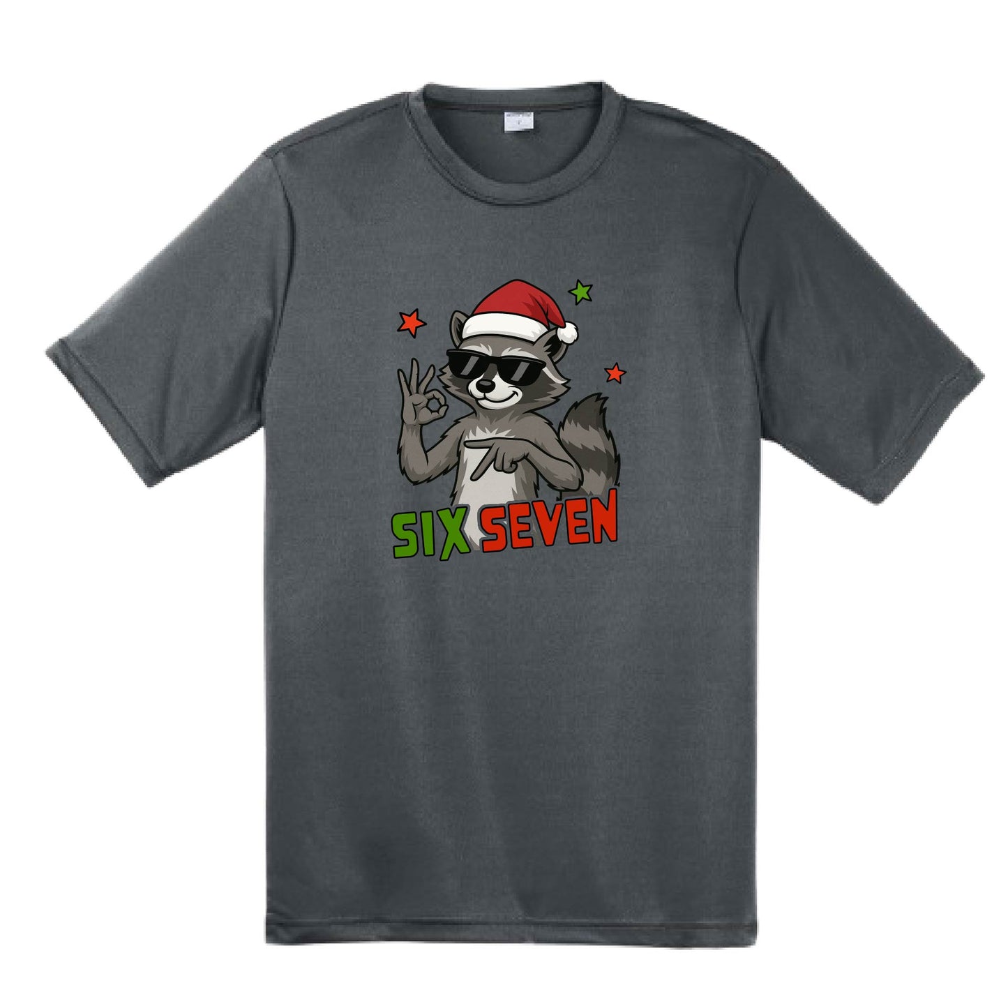 67 Raccoon | Men's Short Sleeve Athletic Performance T-Shirt | 100% Polyester