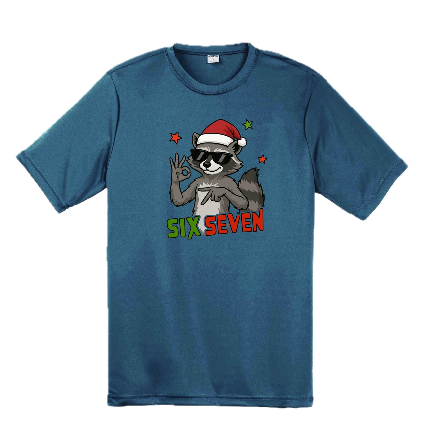 67 Raccoon | Men's Short Sleeve Athletic Performance T-Shirt | 100% Polyester