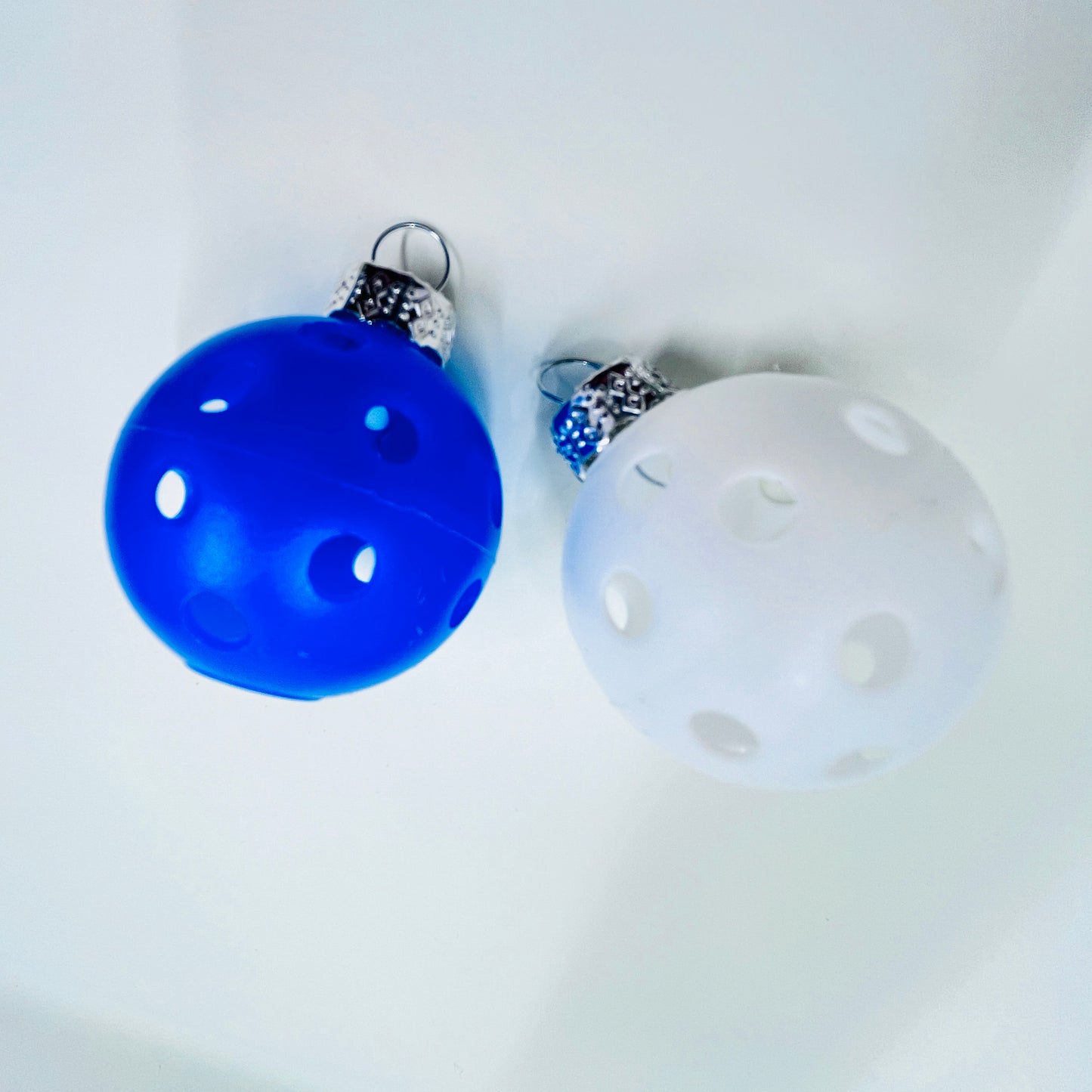 Set of 12 Mini Pickleball Christmas Ornaments | Pickleball Christmas Gifts And Decor