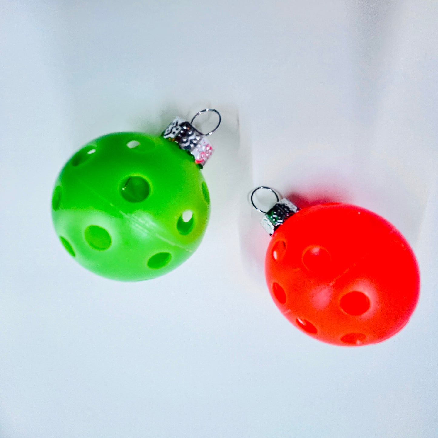 Set of 12 Mini Pickleball Christmas Ornaments | Pickleball Christmas Gifts And Decor