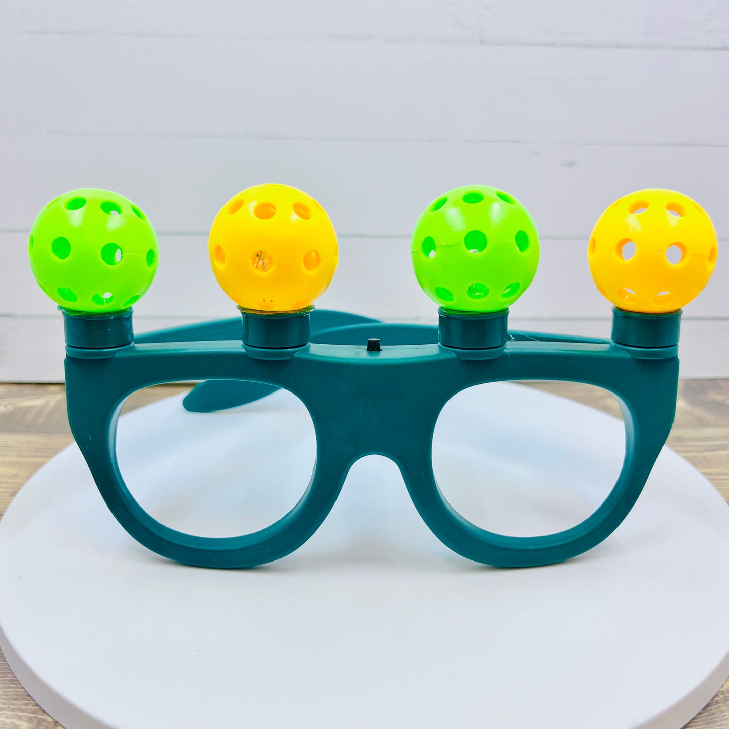 Micro Pickleball Glasses With Flashing Lights | Fun Pickleball Gifts