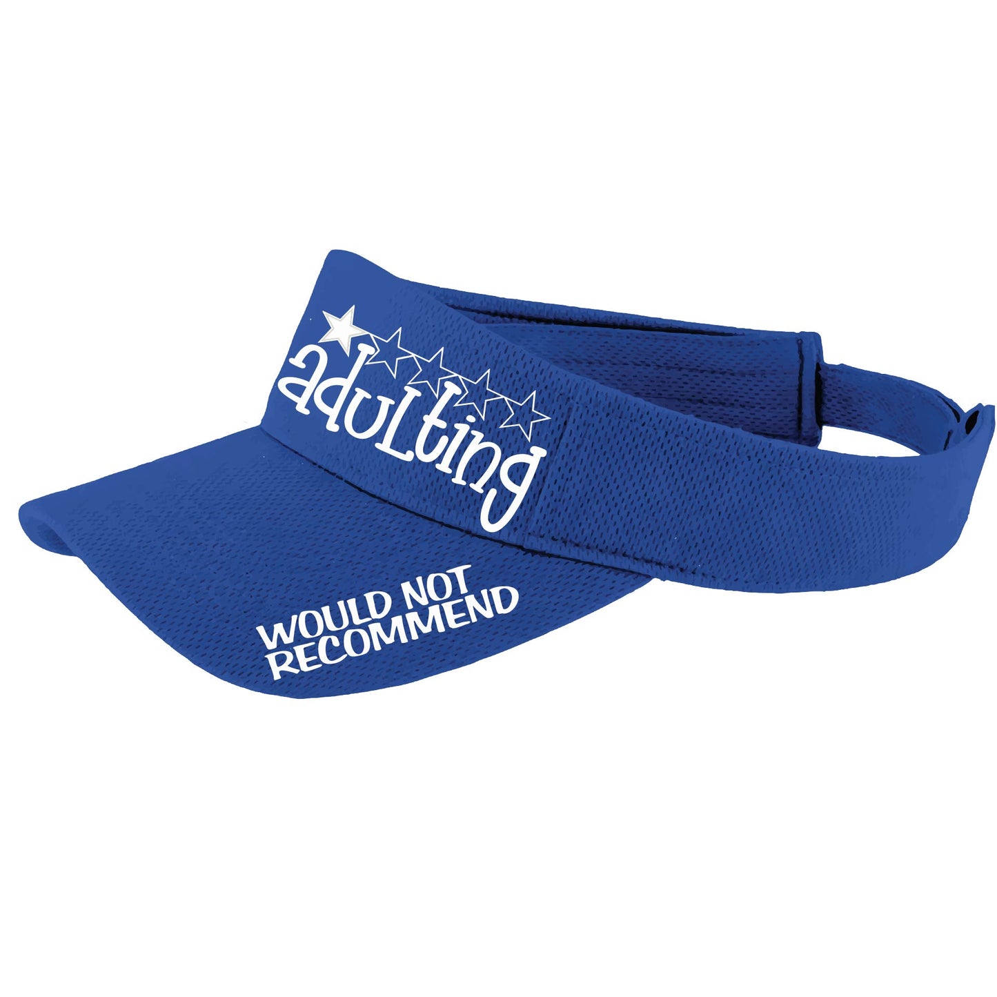 Adulting 1 Star - Would Not Recommend | Visors | Moisture Wicking 100% Polyester