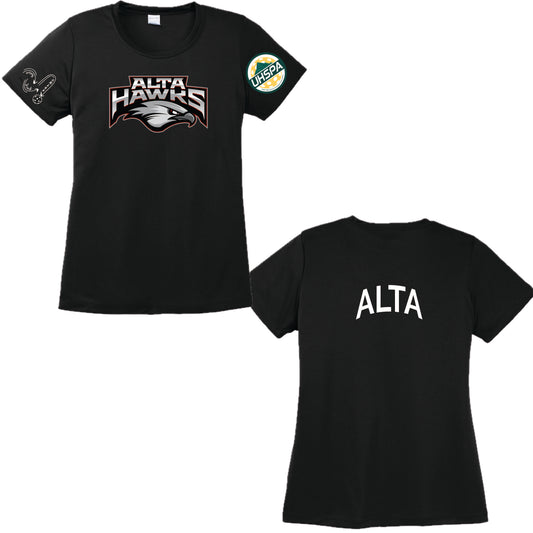 Alta High UHSPA | Women's Short Sleeve Crewneck T-Shirts | 100% Polyester